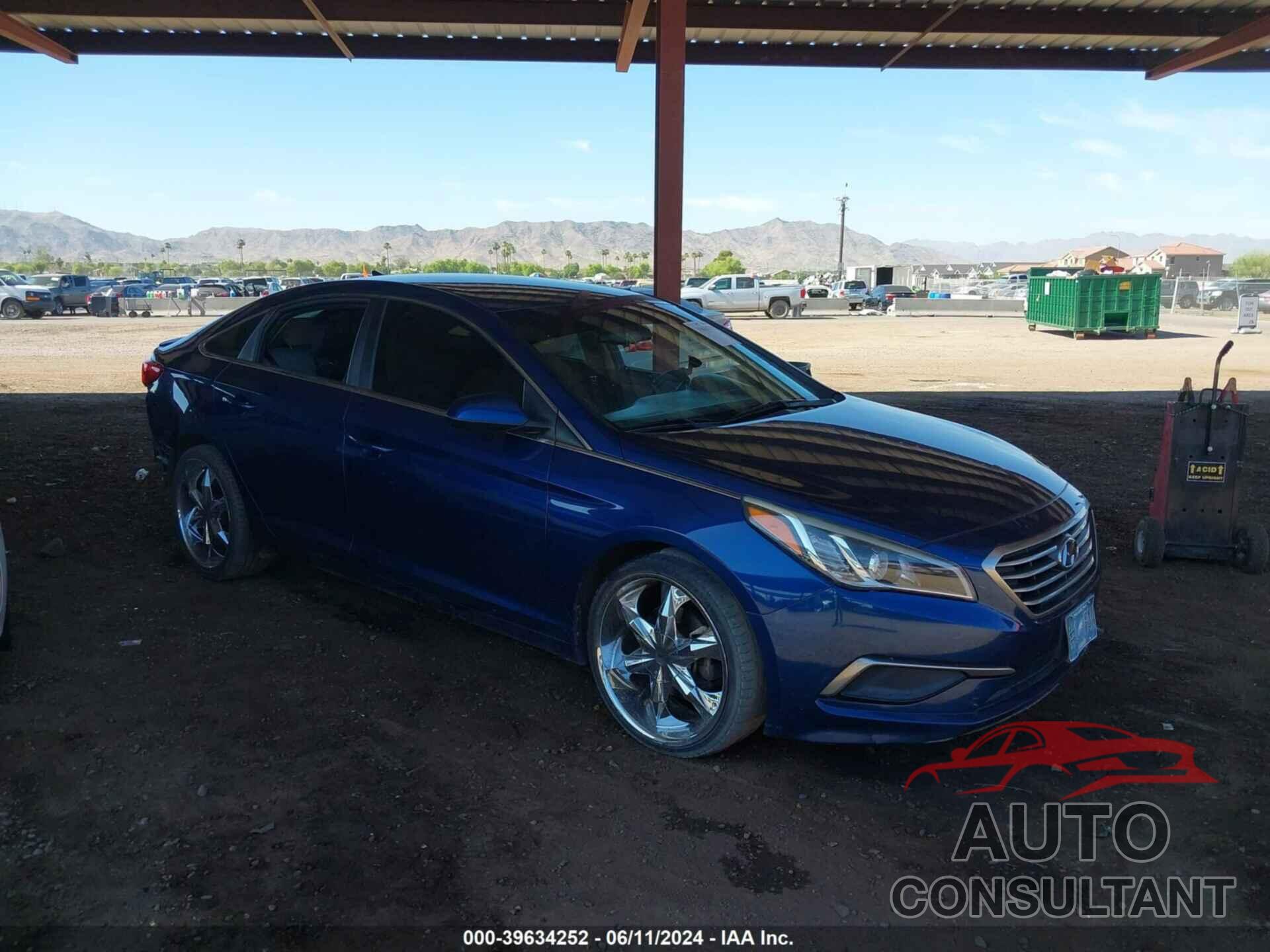 HYUNDAI SONATA 2016 - 5NPE24AFXGH373053