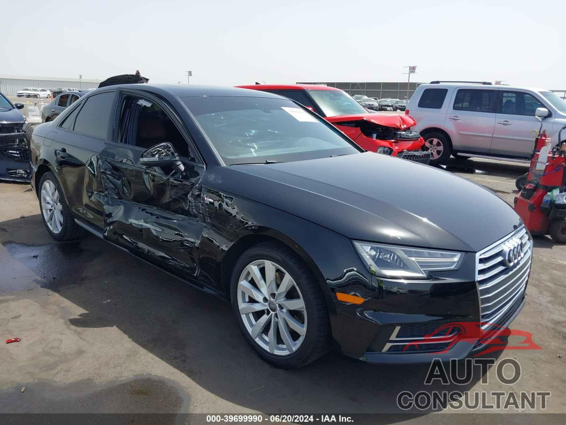 AUDI A4 2018 - WAUKMAF47JN017490