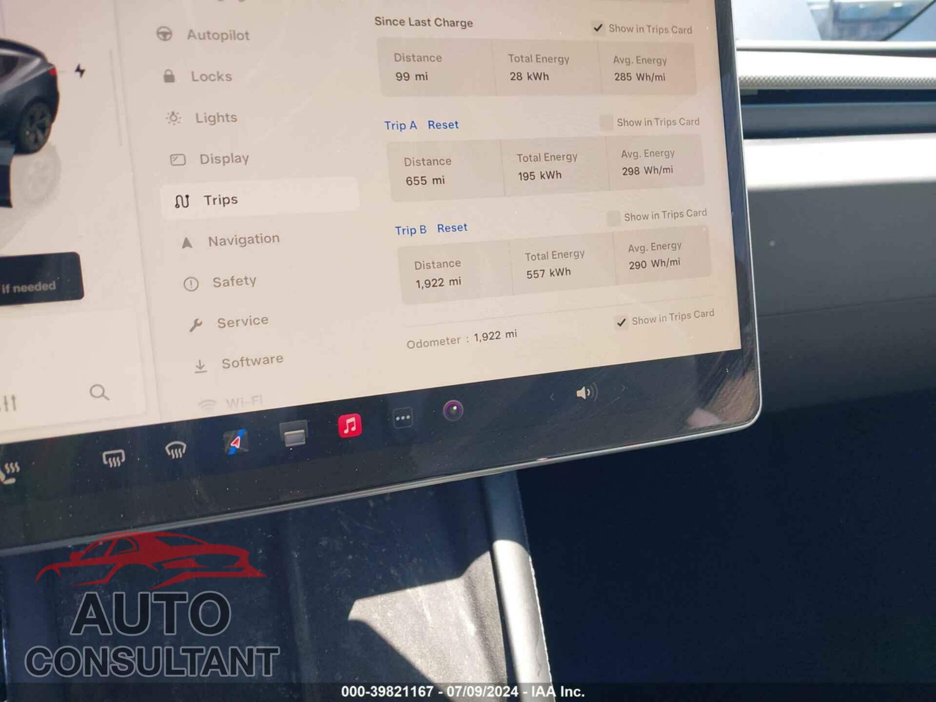 TESLA MODEL 3 2024 - 5YJ3E1ET7RF784327