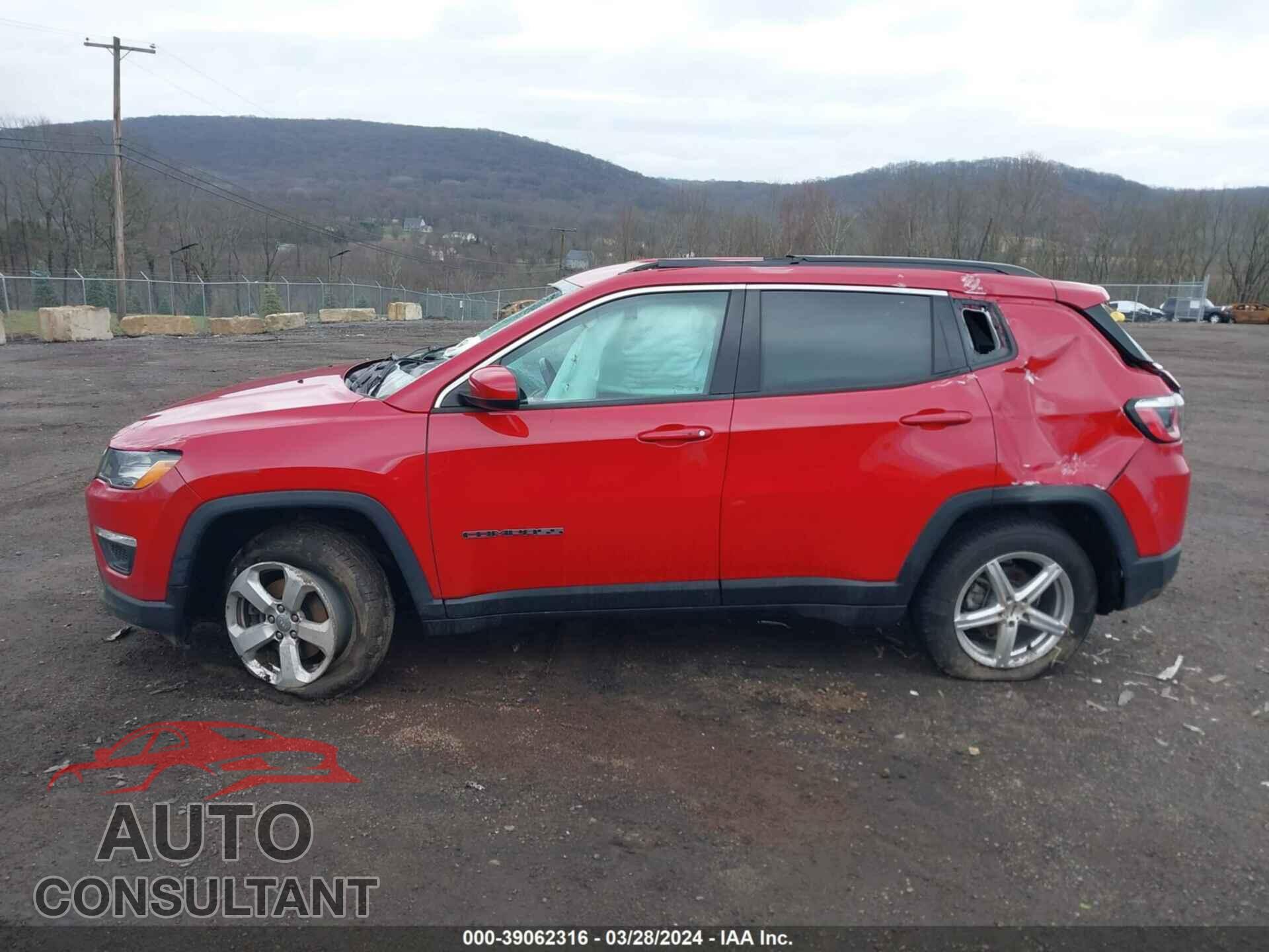 JEEP COMPASS 2019 - 3C4NJDBB8KT836279