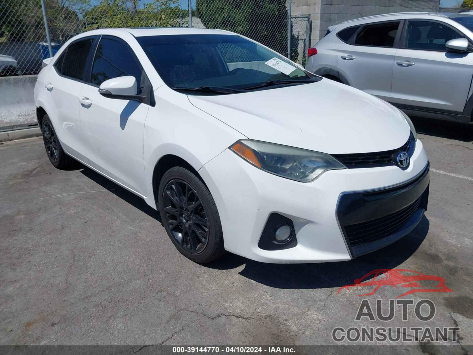 TOYOTA COROLLA 2016 - 2T1BURHE3GC536961