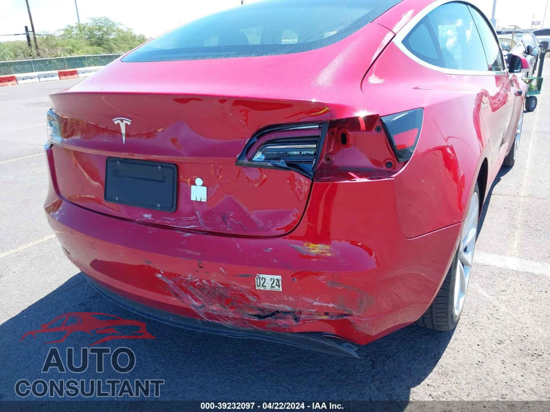TESLA MODEL 3 2020 - 5YJ3E1EAXLF792976