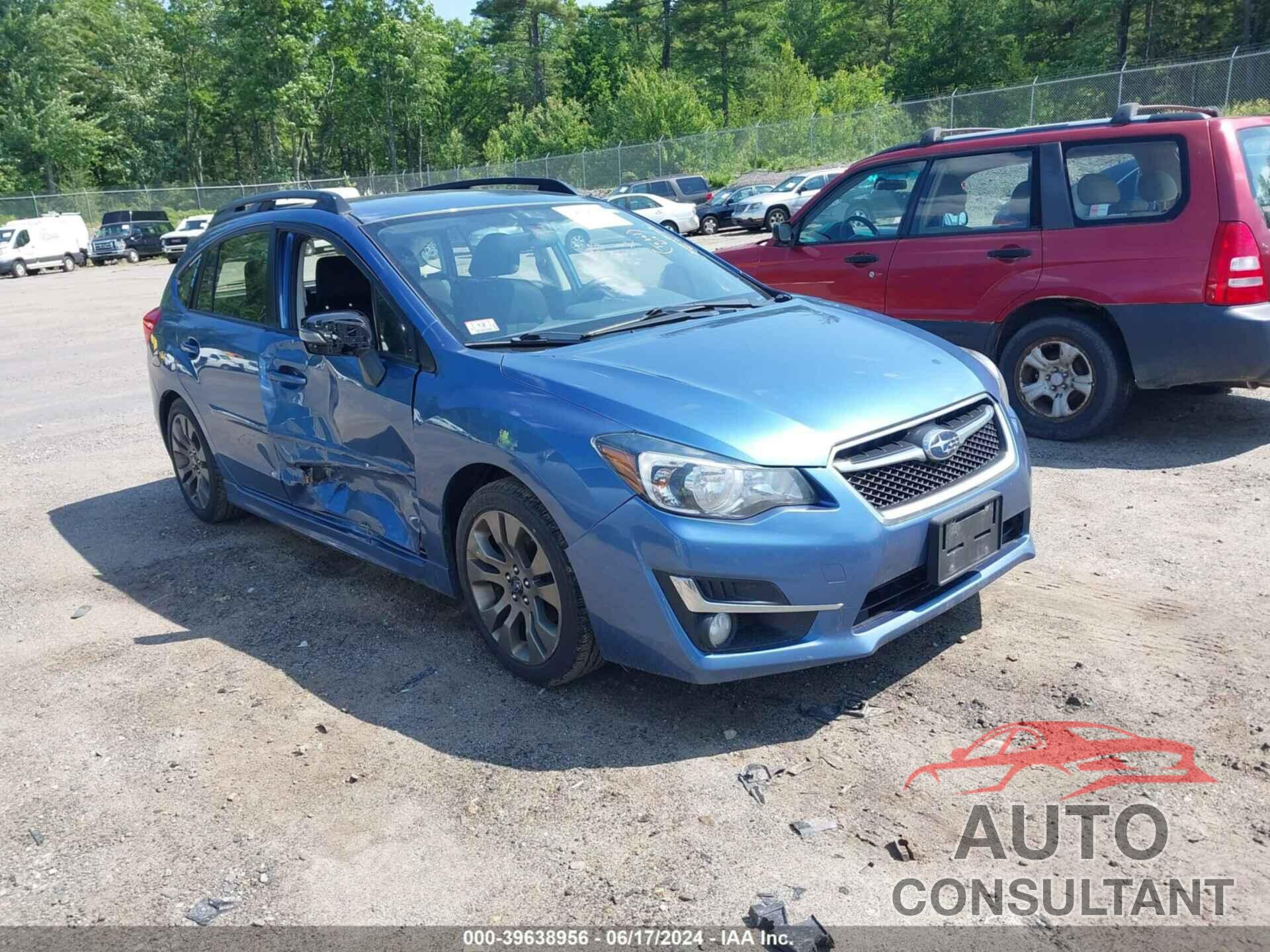 SUBARU IMPREZA 2016 - JF1GPAP60G8303985