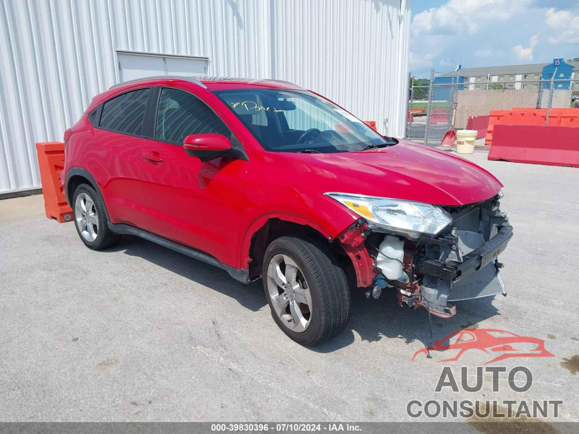HONDA HR-V 2016 - 3CZRU5H72GM708472