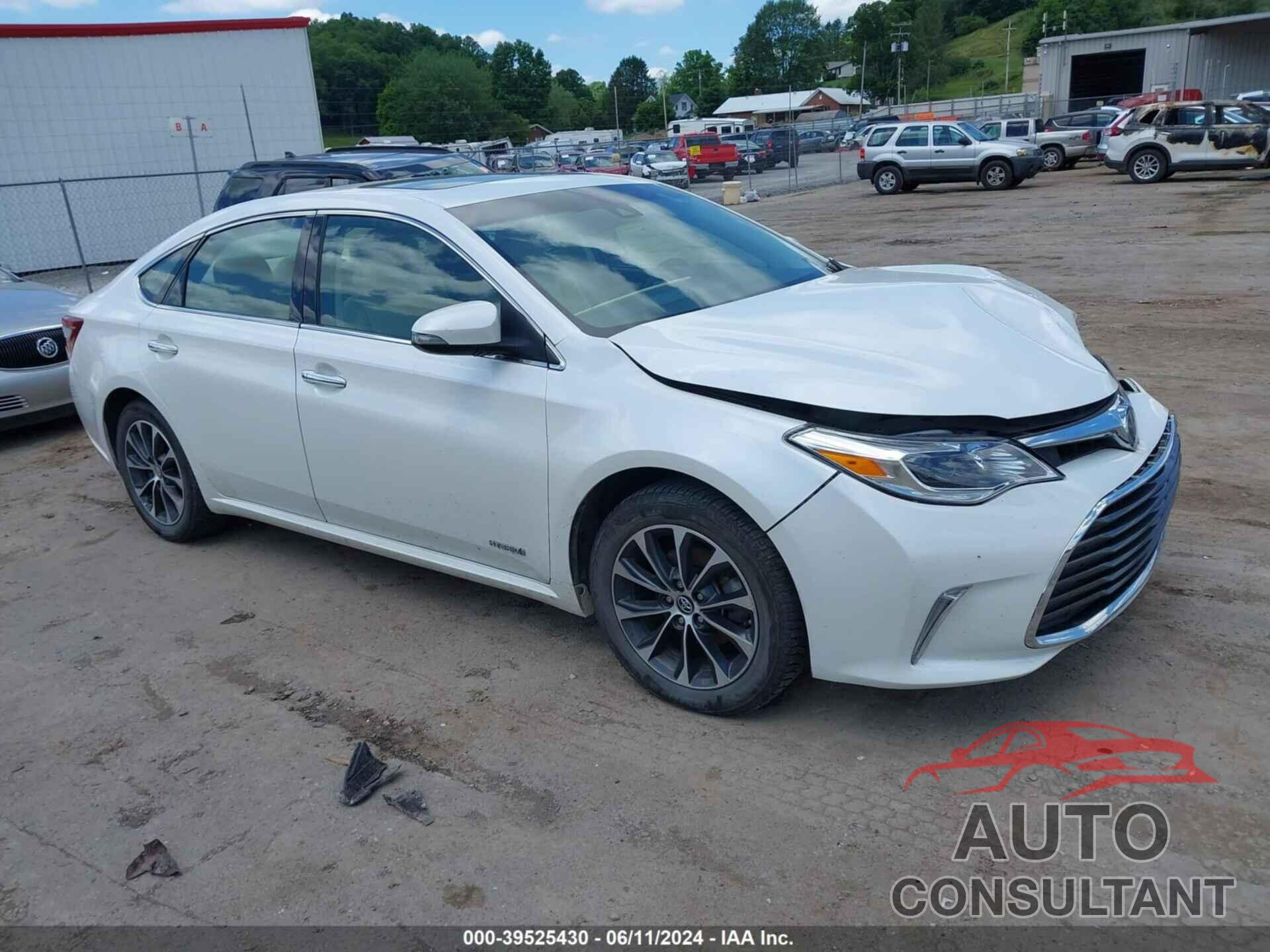 TOYOTA AVALON HYBRID 2017 - 4T1BD1EB4HU057878