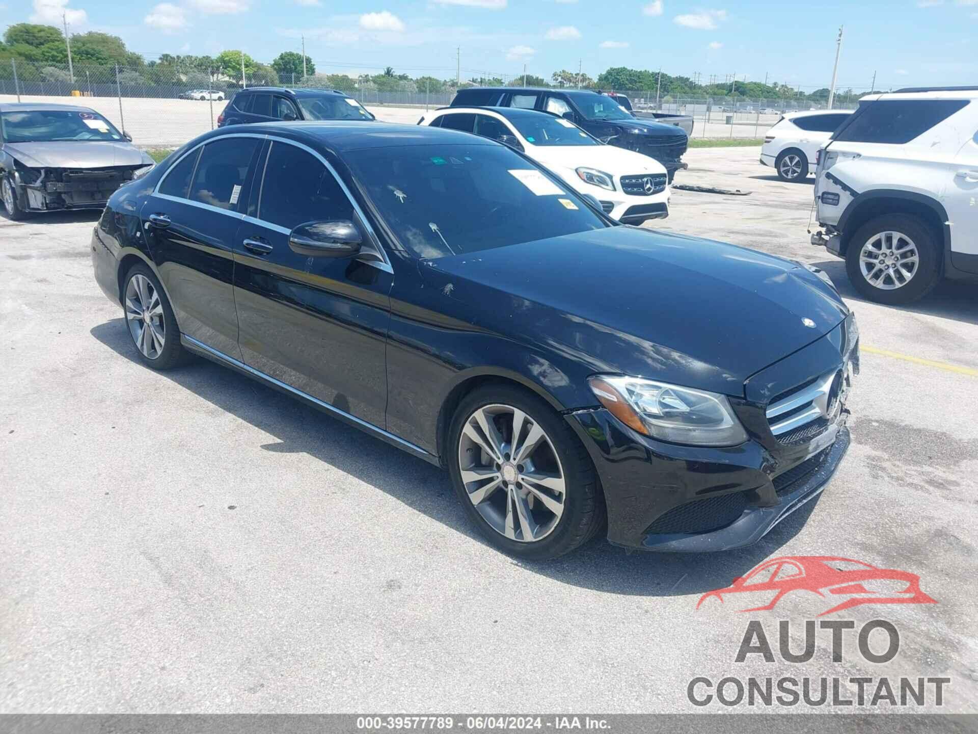 MERCEDES-BENZ C 300 2016 - WDDWF4JB1GR167222