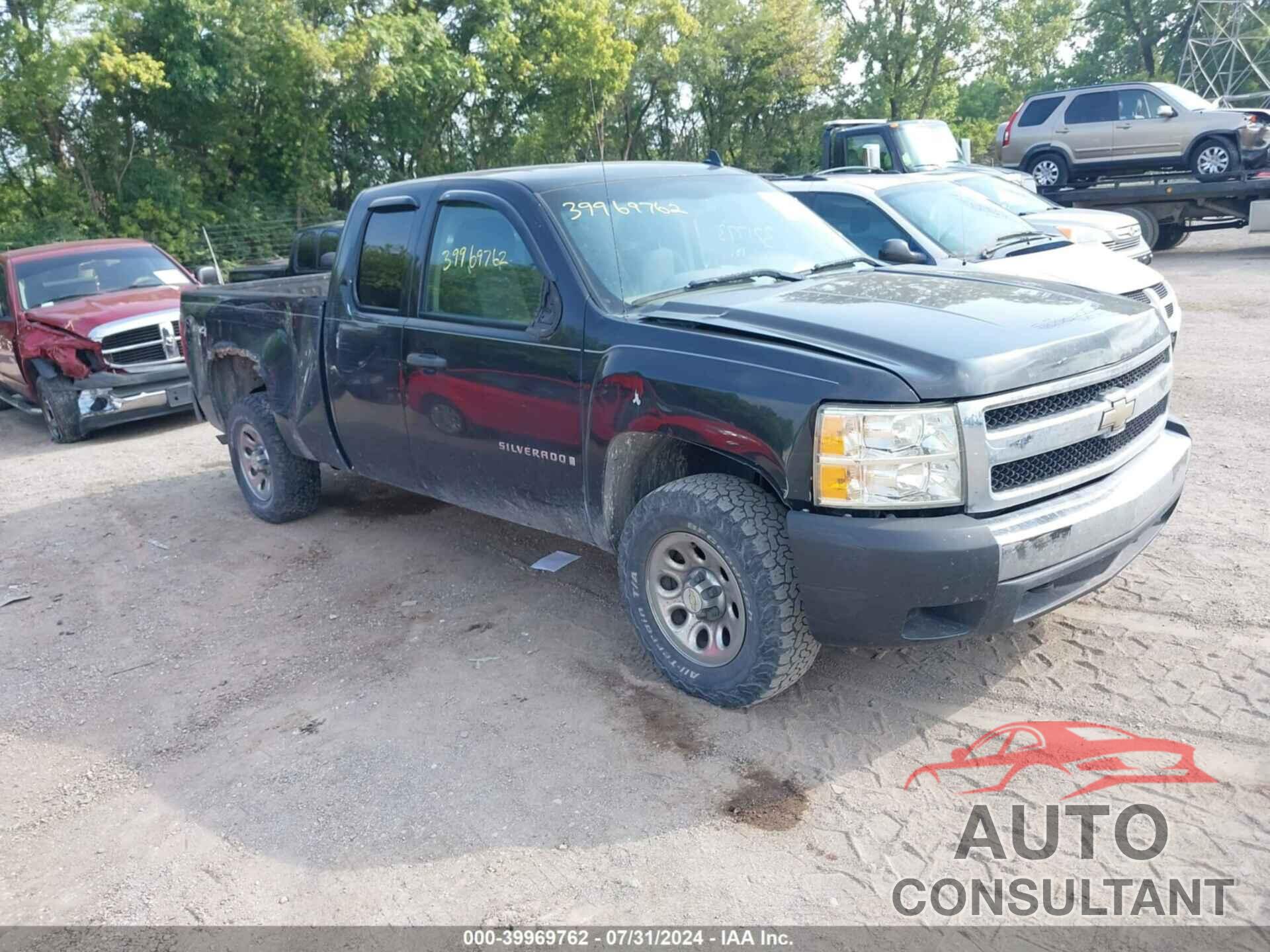 CHEVROLET SILVERADO 1500 2009 - 1GCEK19069Z185866