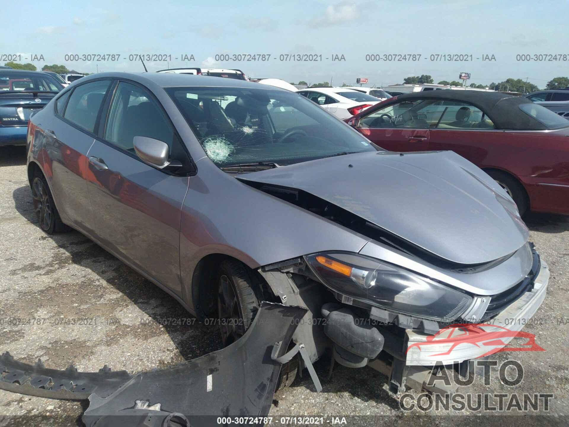 DODGE DART 2016 - 1C3CDFAA5GD541001