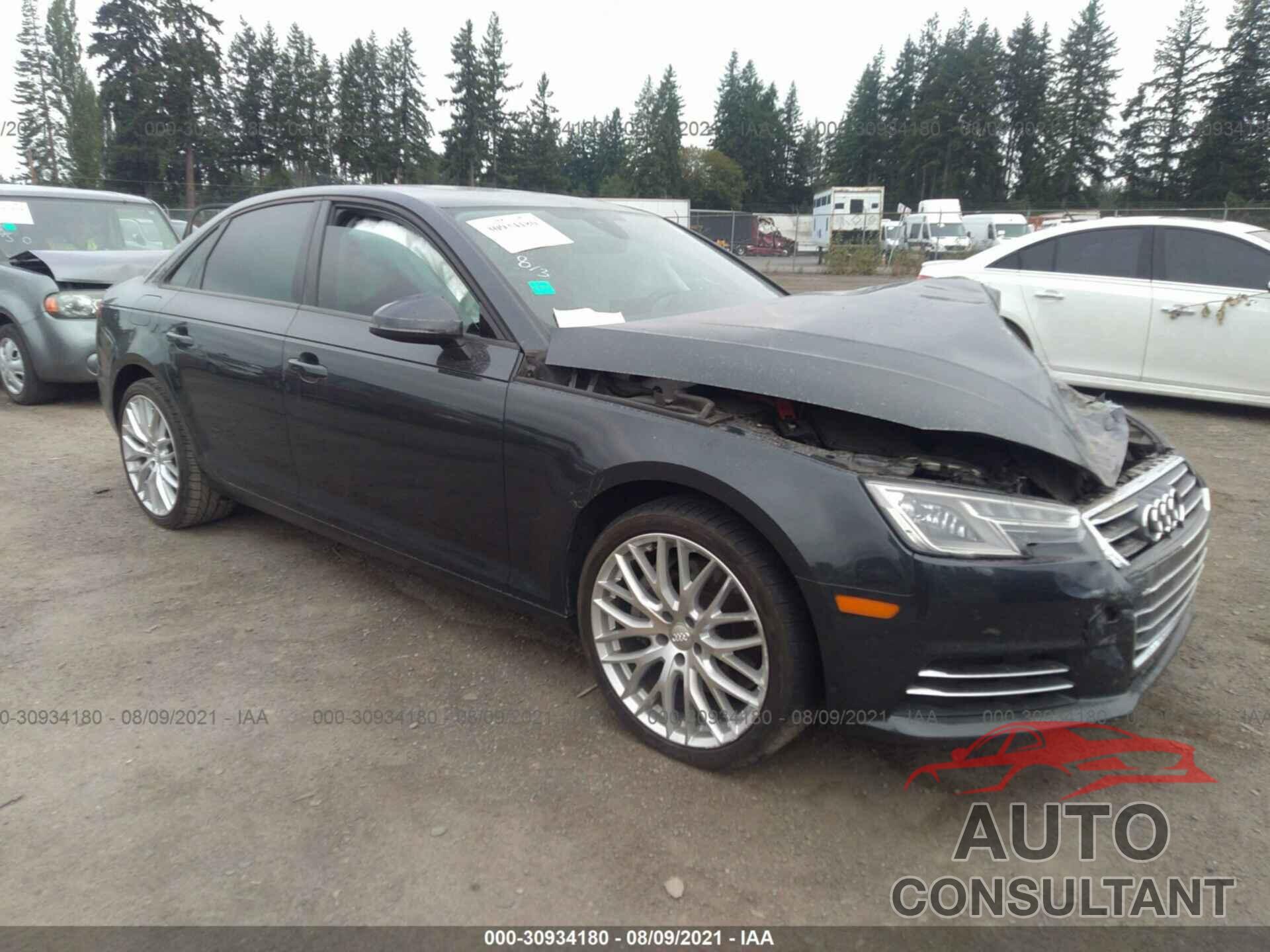 AUDI A4 2017 - WAUGNAF44HN018951