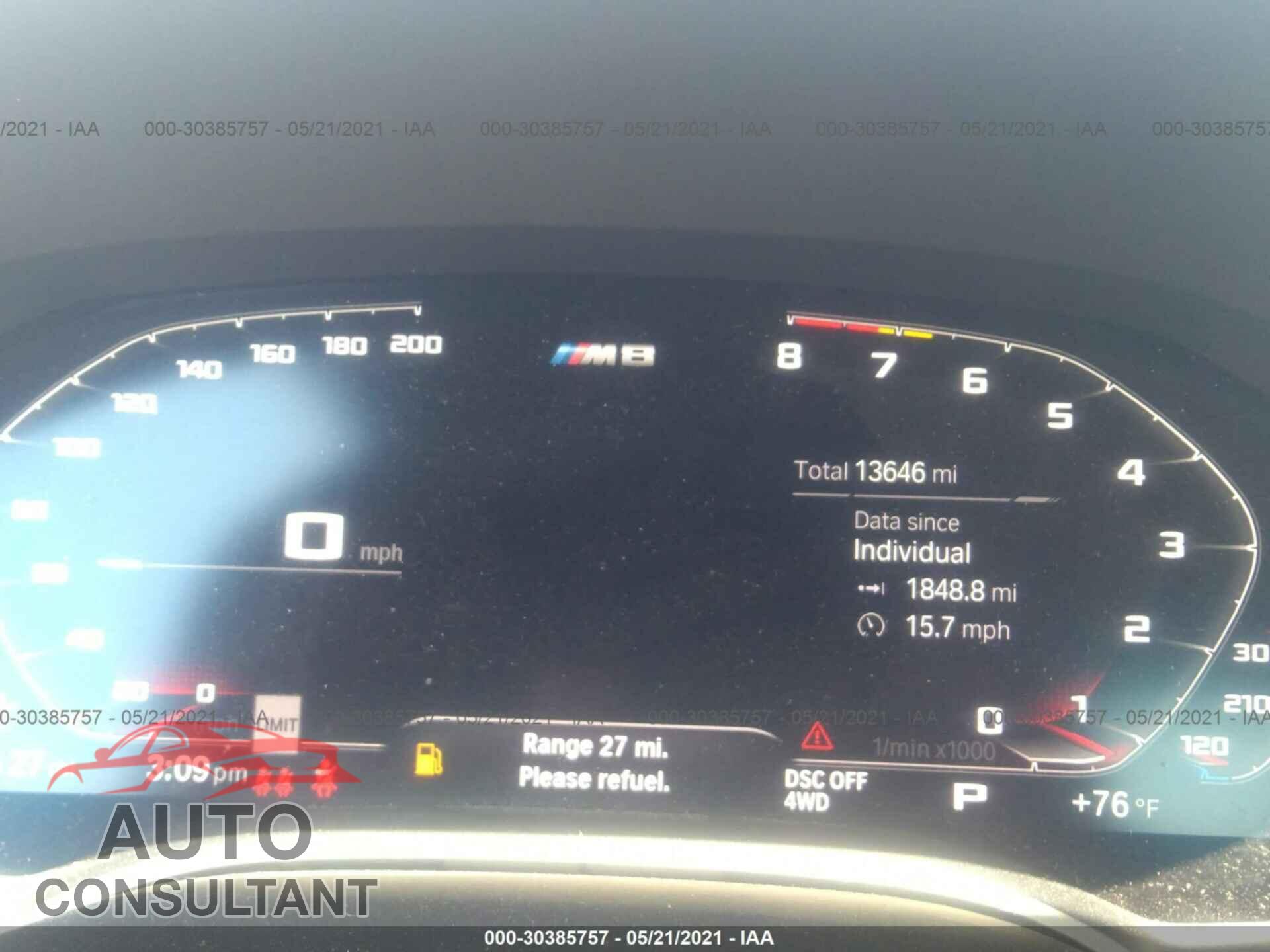 BMW M8 2020 - WBSAE0C02LCD28164