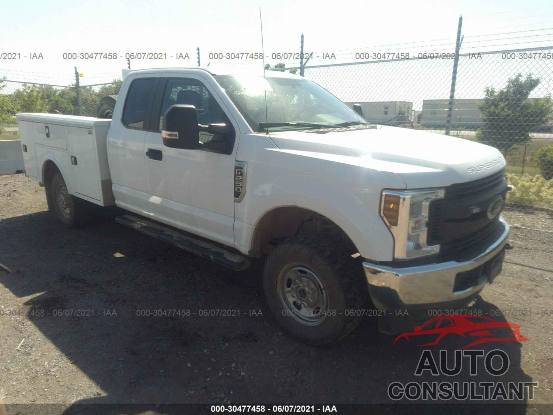 FORD SUPER DUTY F-250 SRW 2019 - 1FT7X2B62KEC70358