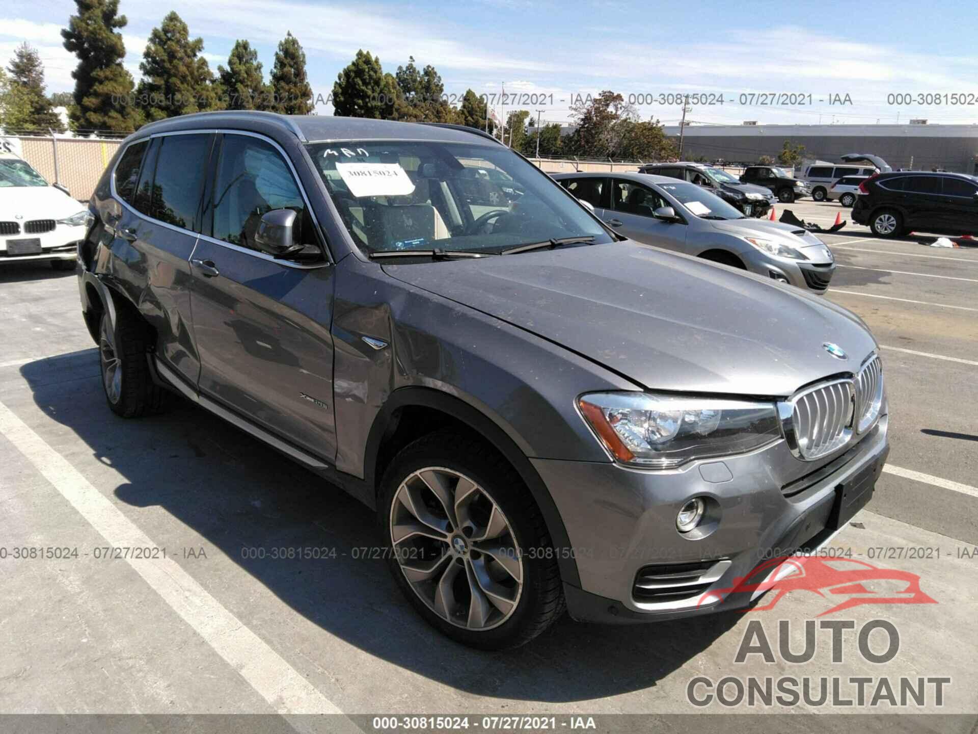 BMW X3 2017 - 5UXWX9C50H0T08944