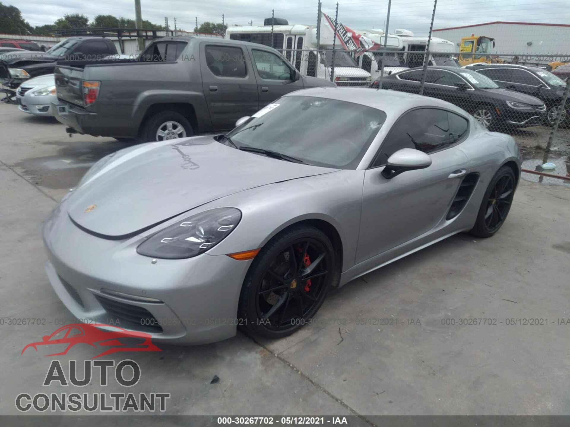 PORSCHE 718 CAYMAN 2019 - WP0AB2A81KS278508