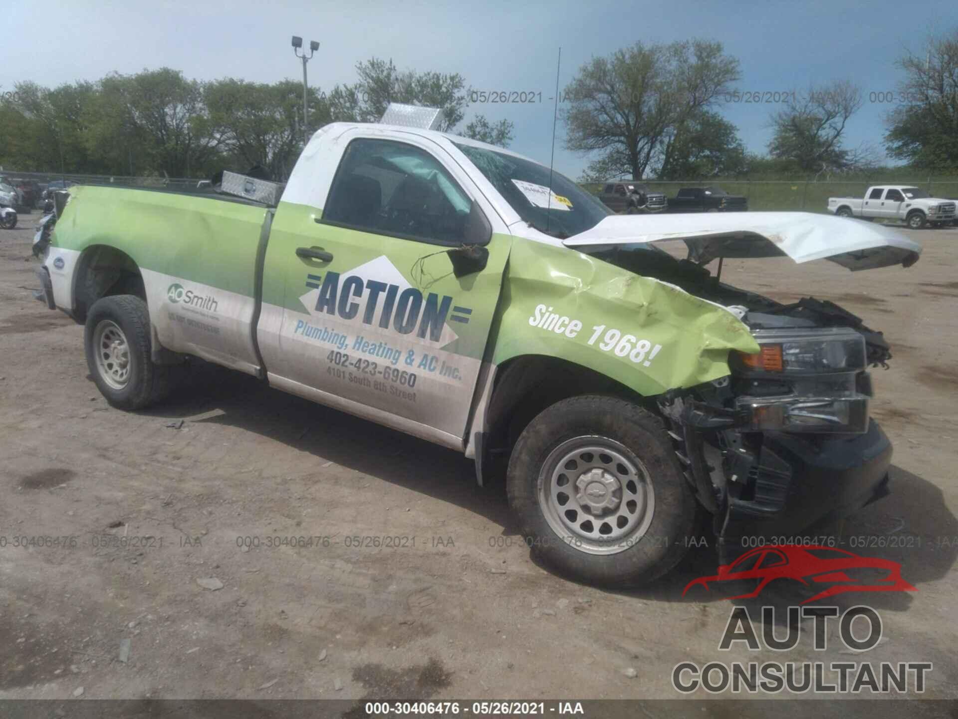 CHEVROLET SILVERADO 1500 2019 - 3GCNWAEH9KG300465