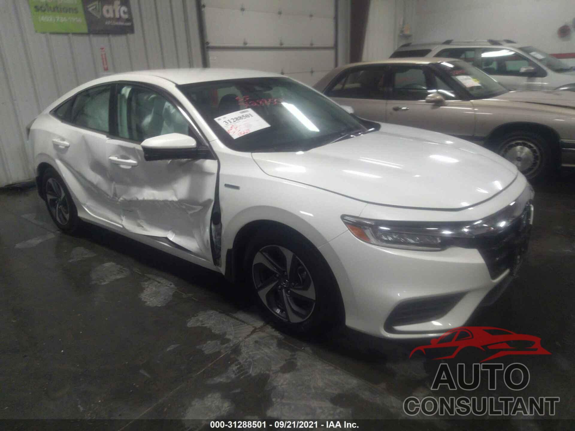 HONDA INSIGHT 2019 - 19XZE4F52KE018982