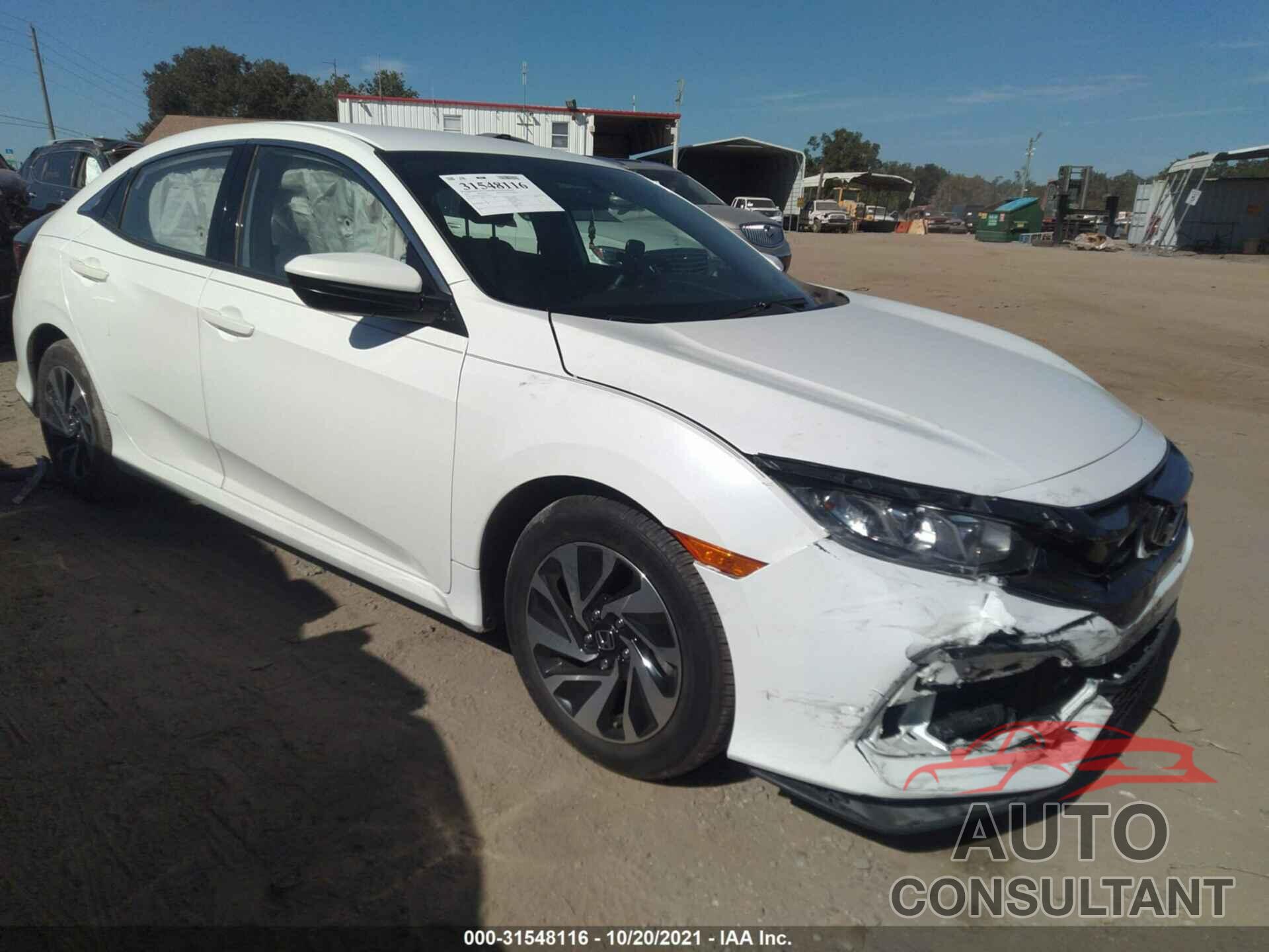 HONDA CIVIC HATCHBACK 2017 - SHHFK7H25HU211256