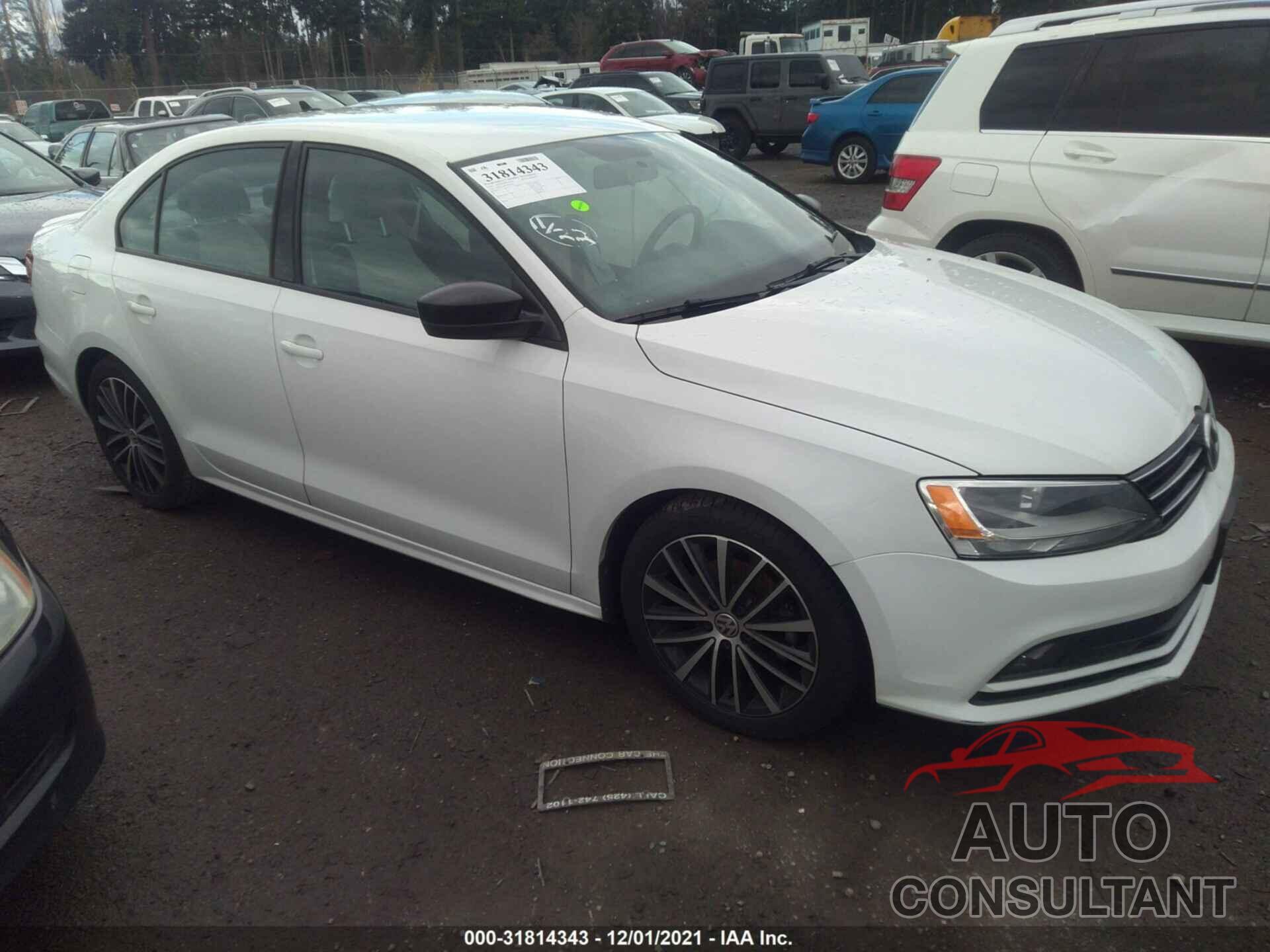 VOLKSWAGEN JETTA SEDAN 2016 - 3VWB17AJ9GM289308