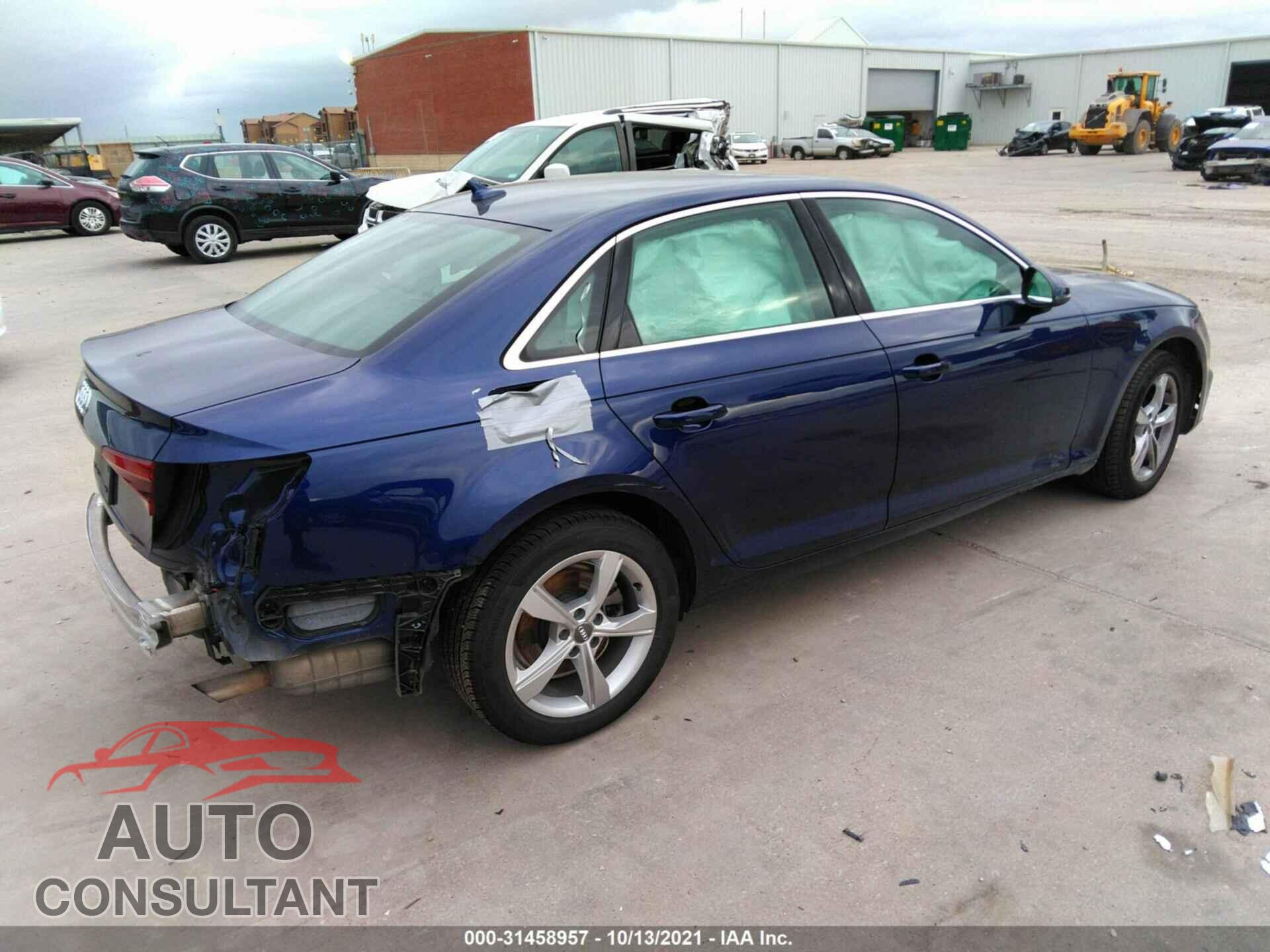 AUDI A4 2019 - WAUGMAF45KA020001