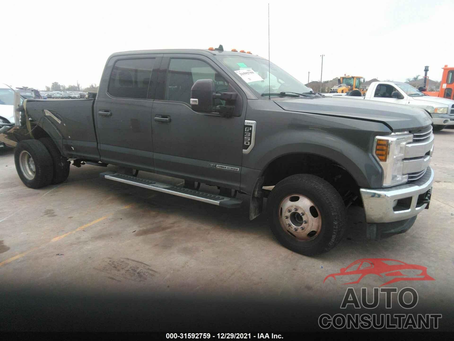 FORD SUPER DUTY F-350 DRW 2019 - 1FT8W3DT9KEE53692