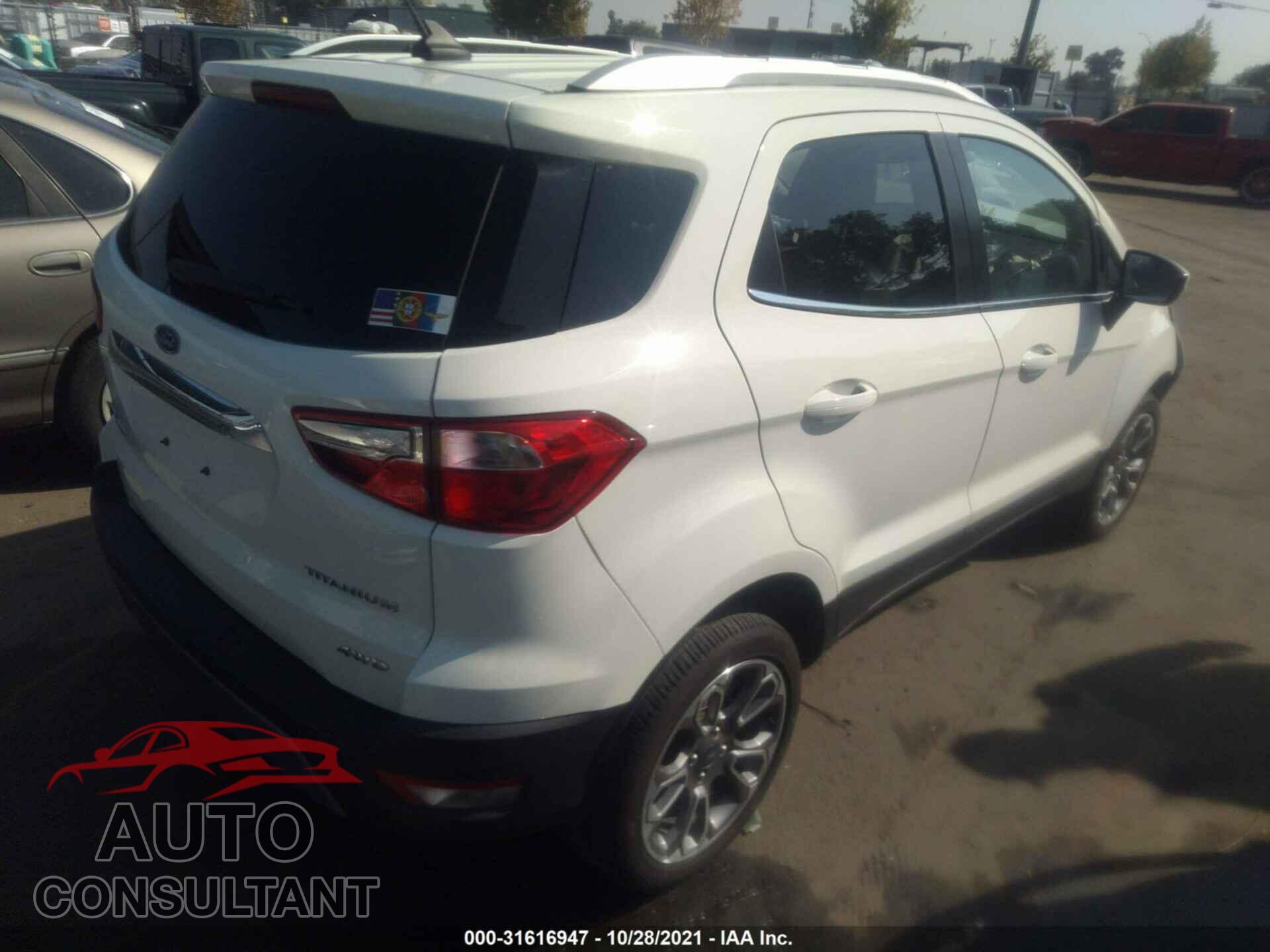 FORD ECOSPORT 2020 - MAJ6S3KL6LC362288