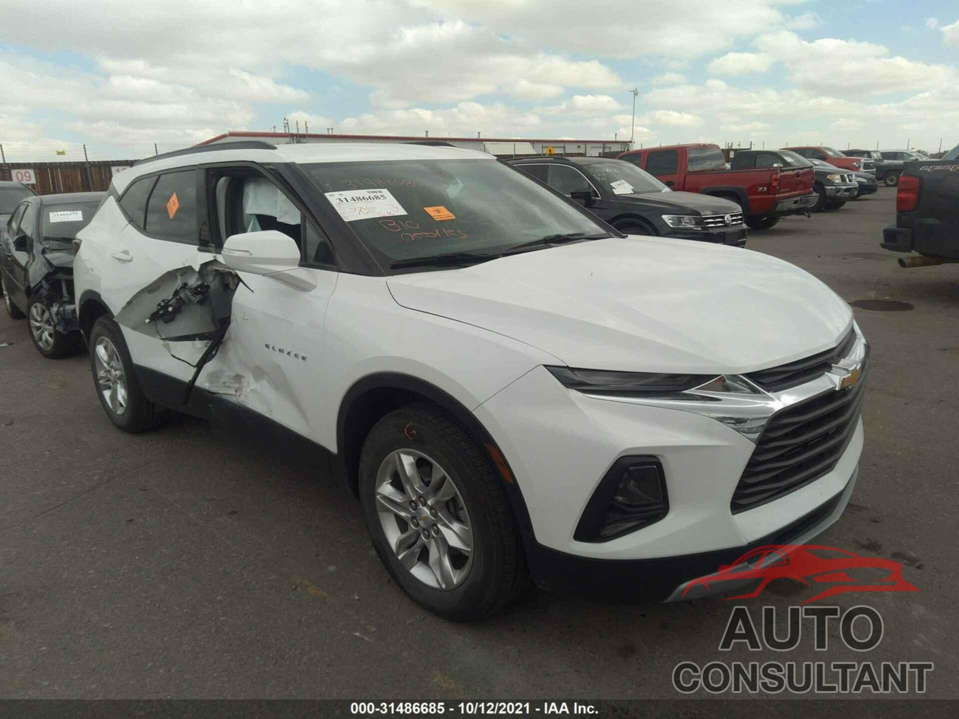 CHEVROLET BLAZER 2020 - 3GNKBDRS0LS532366