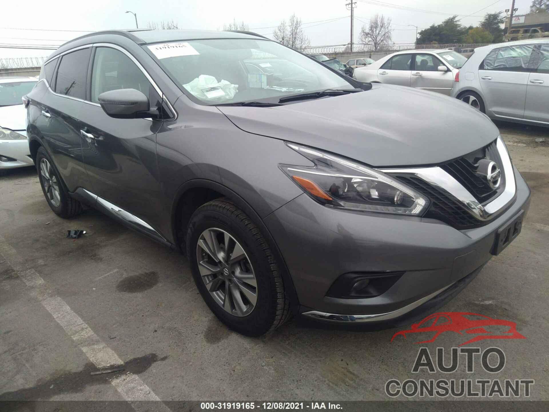 NISSAN MURANO 2018 - 5N1AZ2MG9JN135491