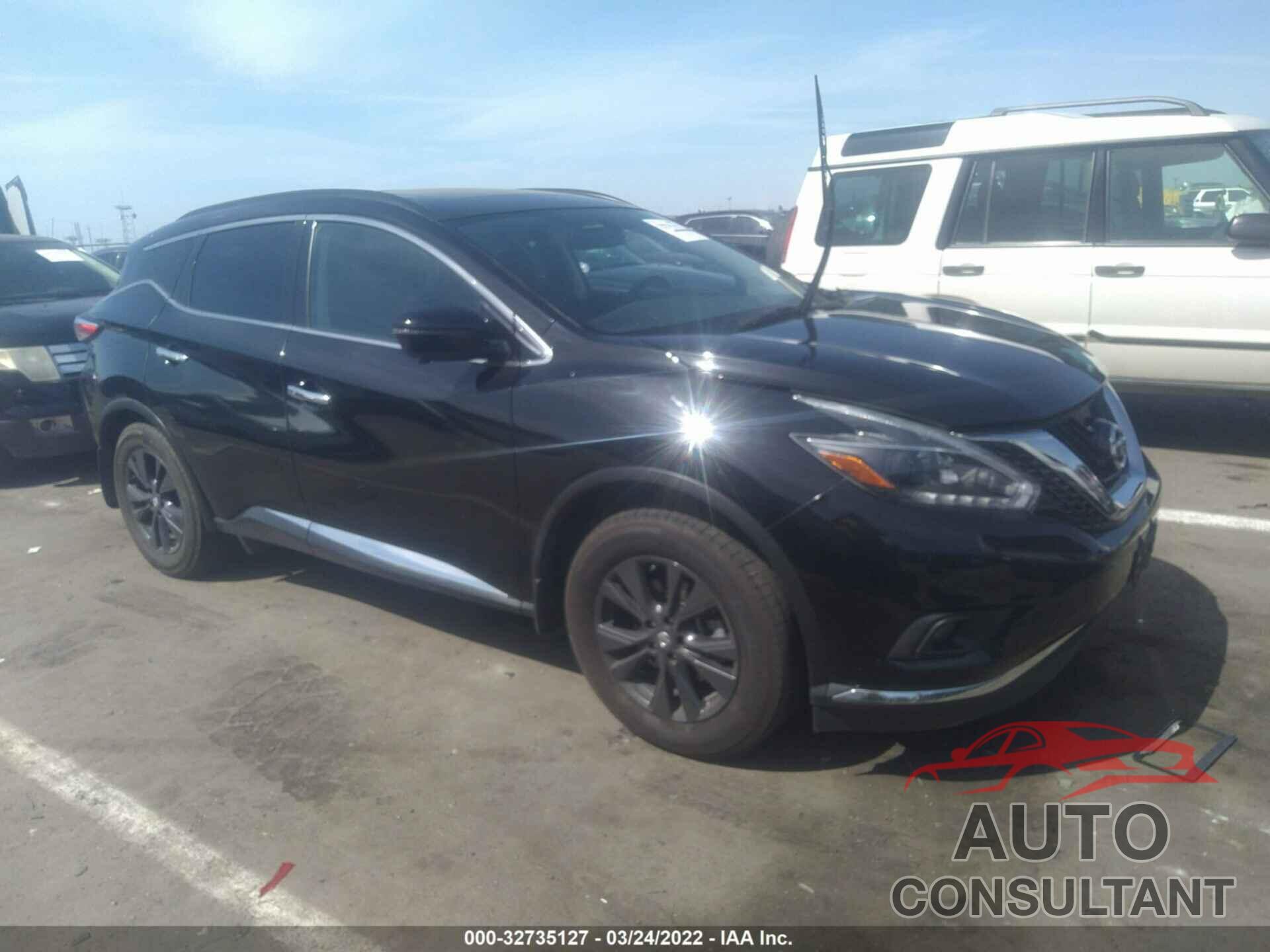 NISSAN MURANO 2018 - 5N1AZ2MG4JN152487