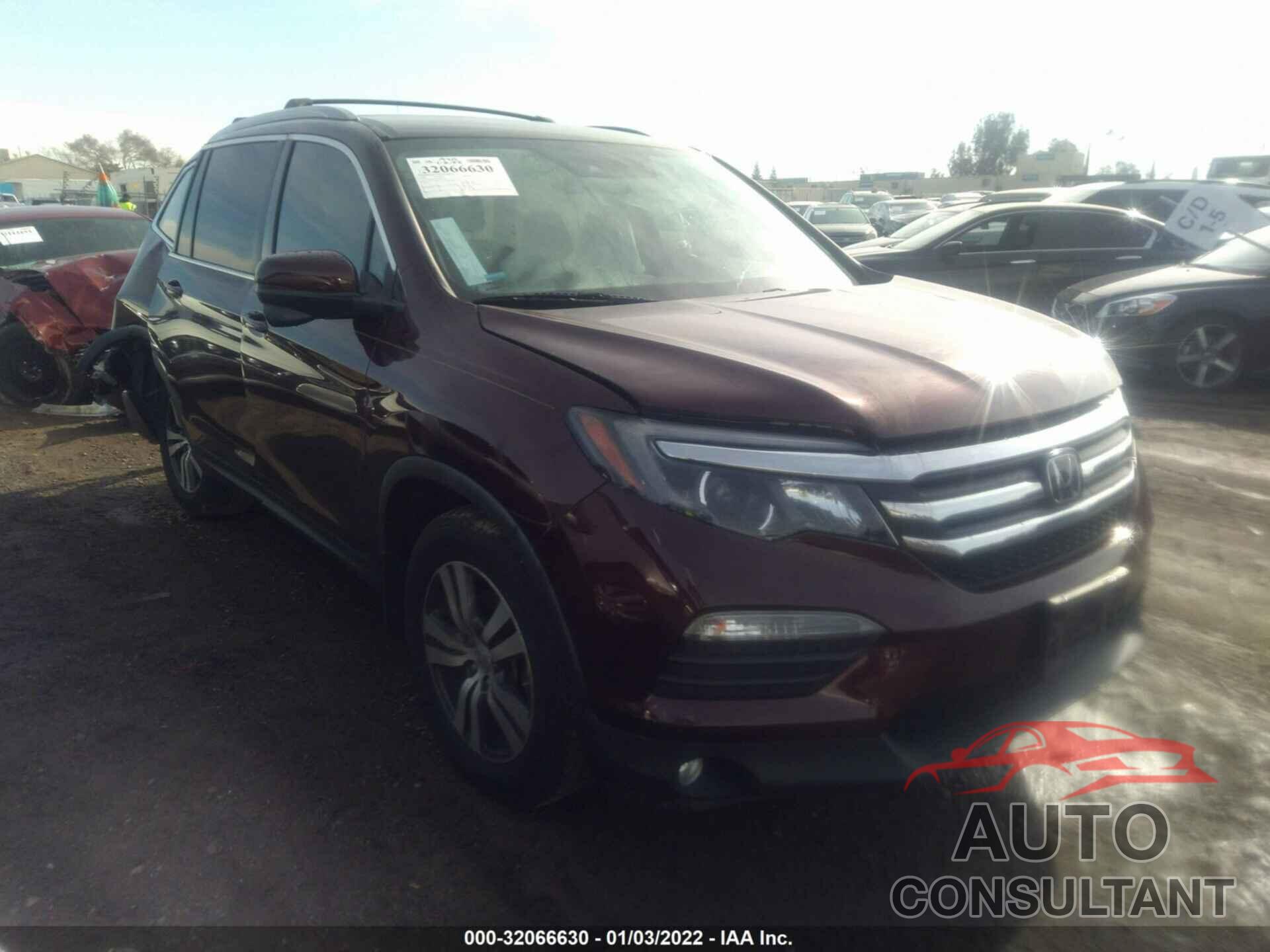 HONDA PILOT 2016 - 5FNYF6H41GB059100