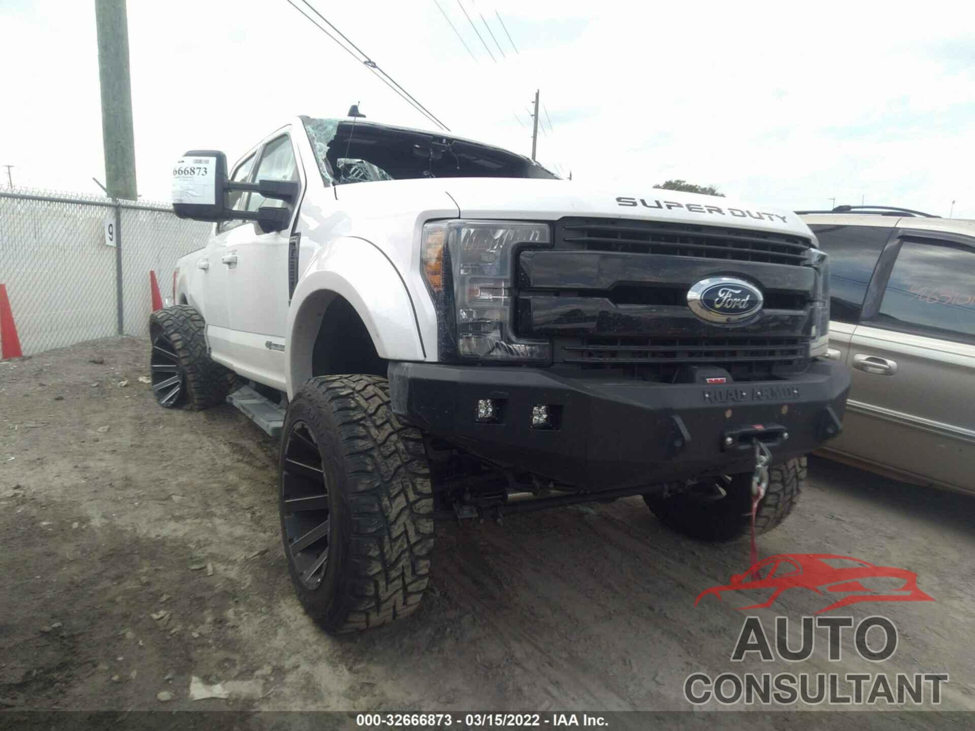 FORD SUPER DUTY F-250 SRW 2019 - 1FT7W2BT2KEG65987