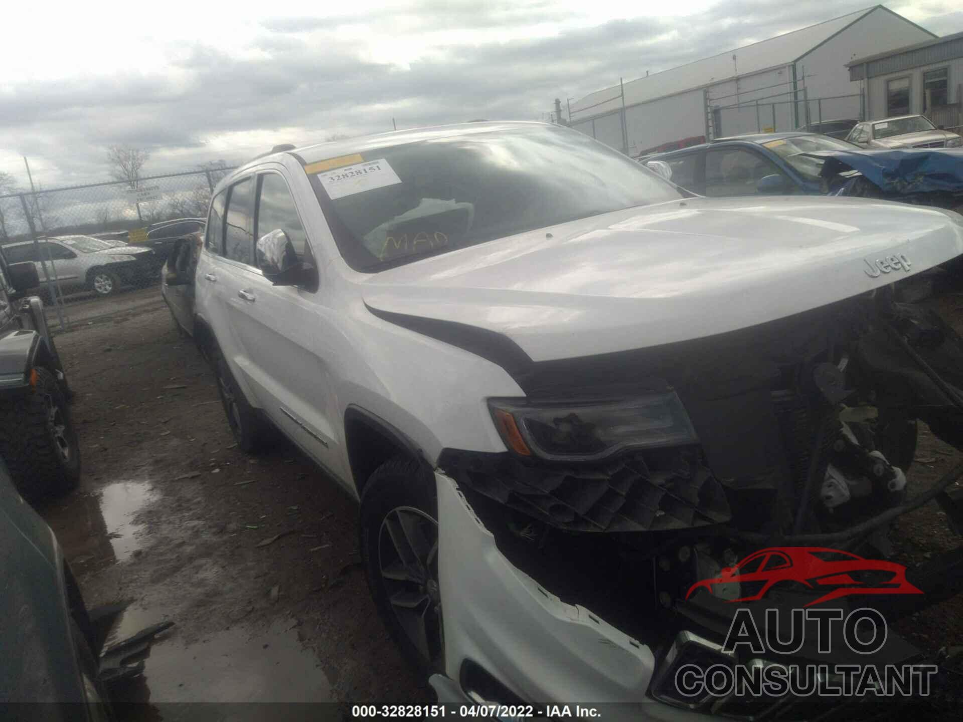 JEEP GRAND CHEROKEE 2017 - 1C4RJEBGXHC934138