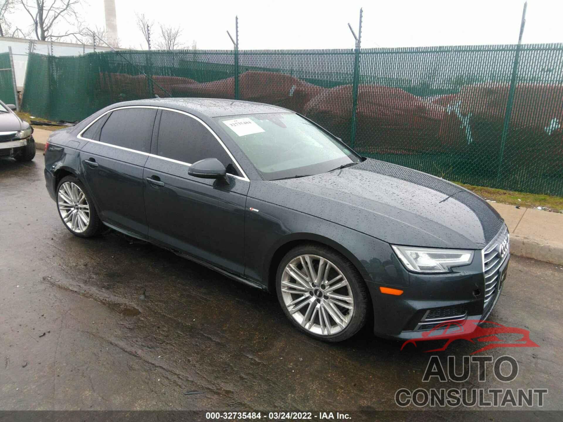 AUDI A4 2018 - WAUENAF41JA069506