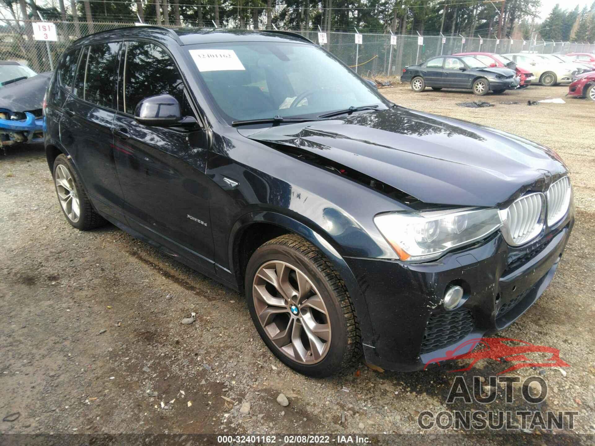 BMW X3 2016 - 5UXWY3C55G0F84239