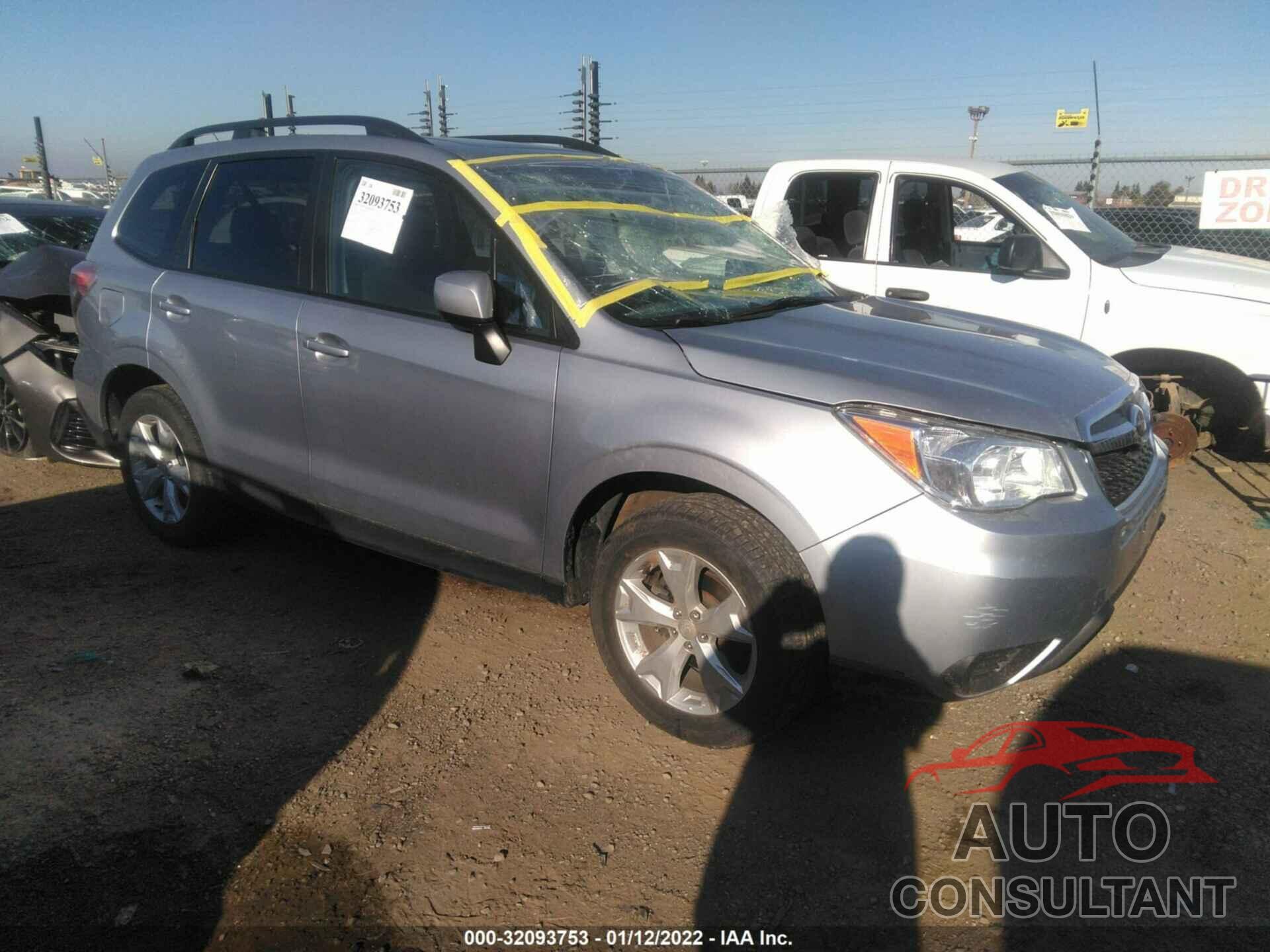 SUBARU FORESTER 2016 - JF2SJADC1GH495015