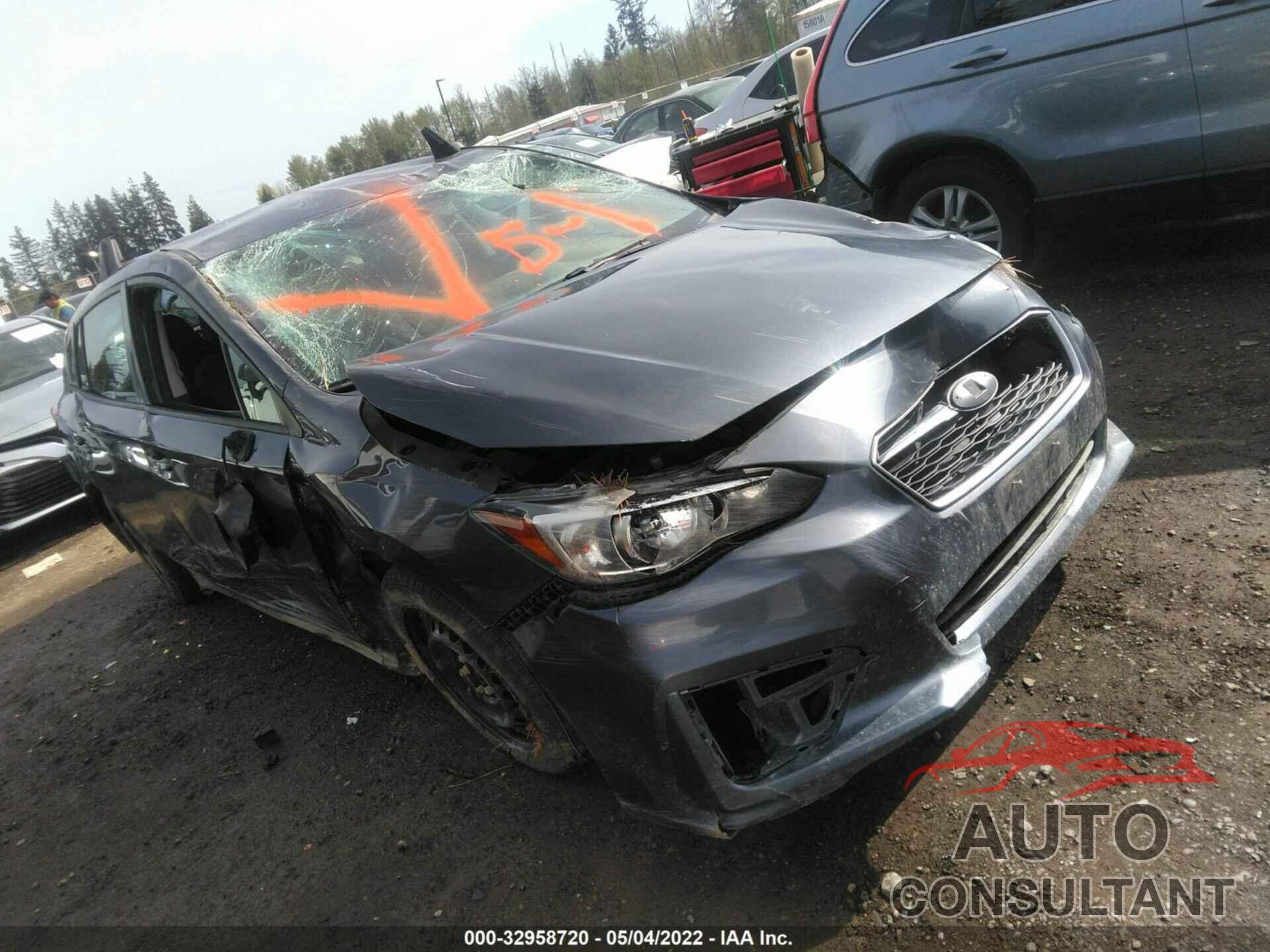 SUBARU IMPREZA 2017 - 4S3GTAA61H3748247