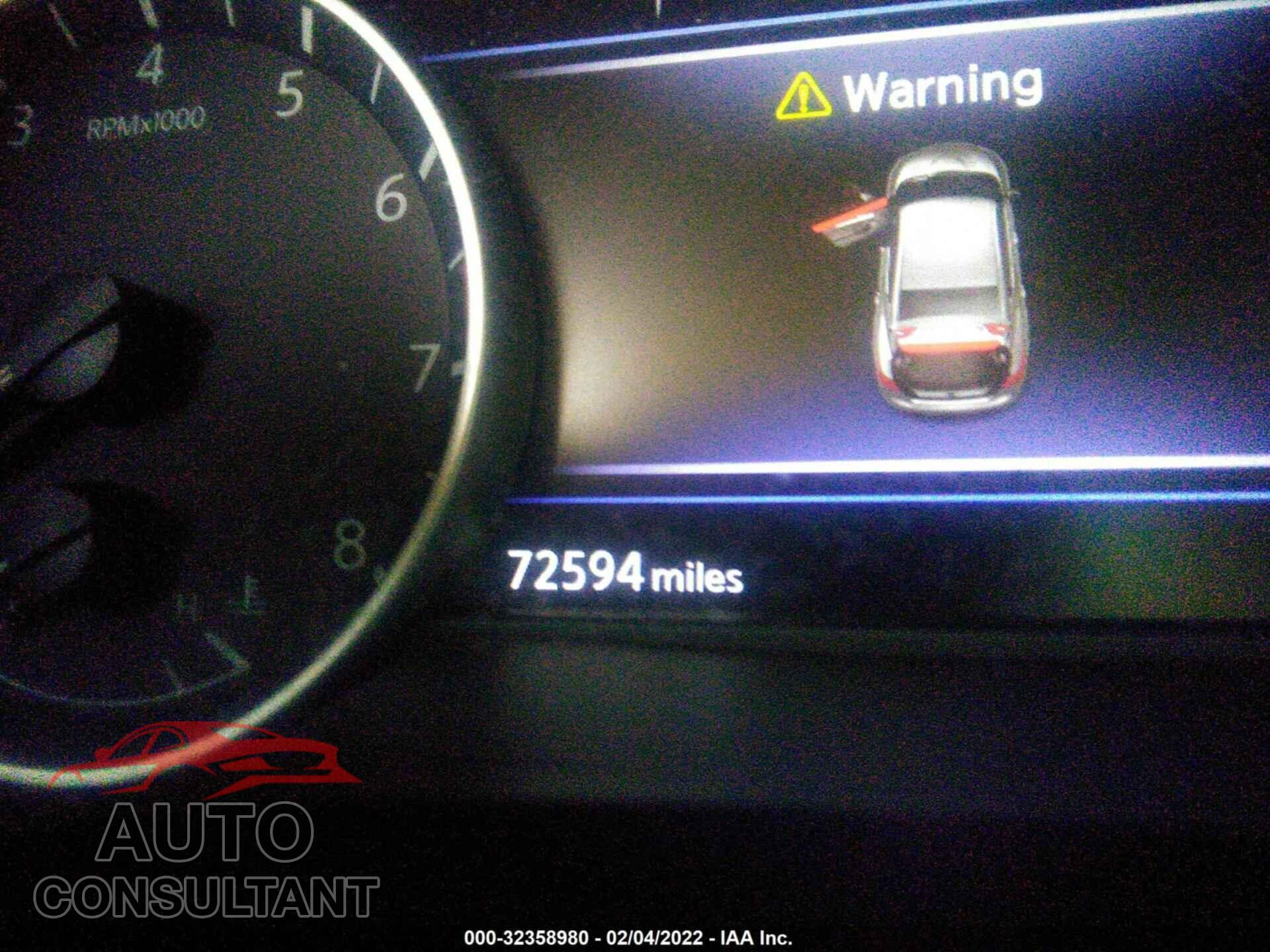 NISSAN MAXIMA 2017 - 1N4AA6AP8HC443027