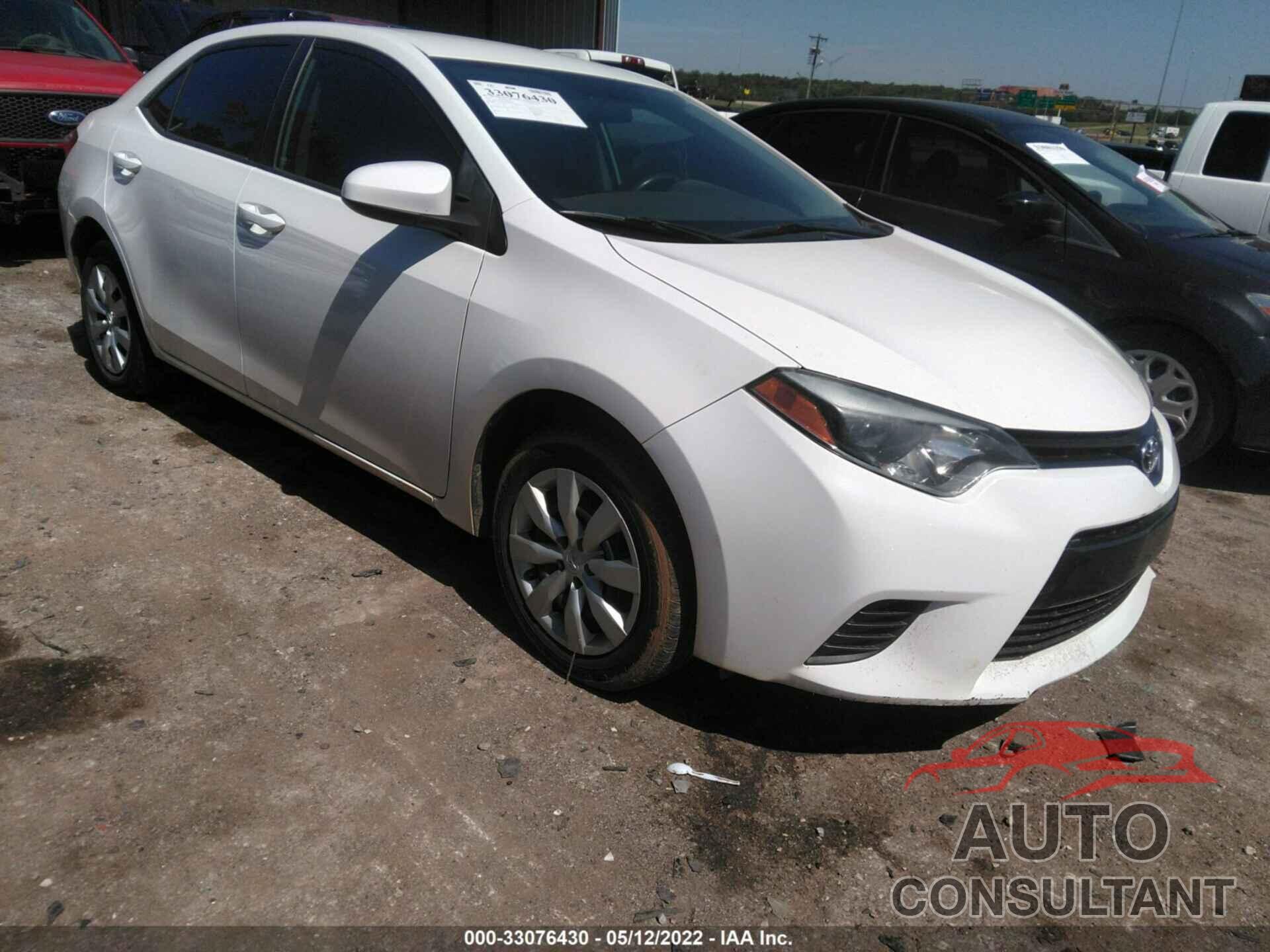 TOYOTA COROLLA 2016 - 5YFBURHE6GP543502