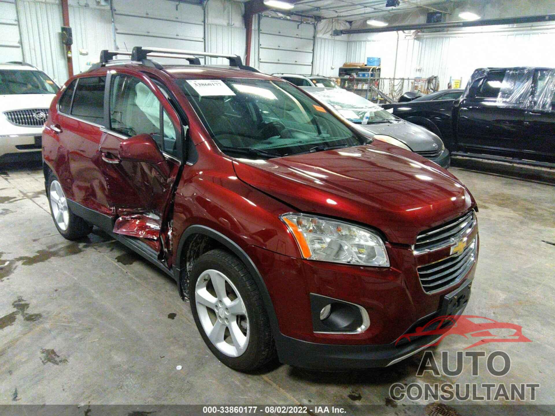 CHEVROLET TRAX 2016 - 3GNCJRSB3GL248311