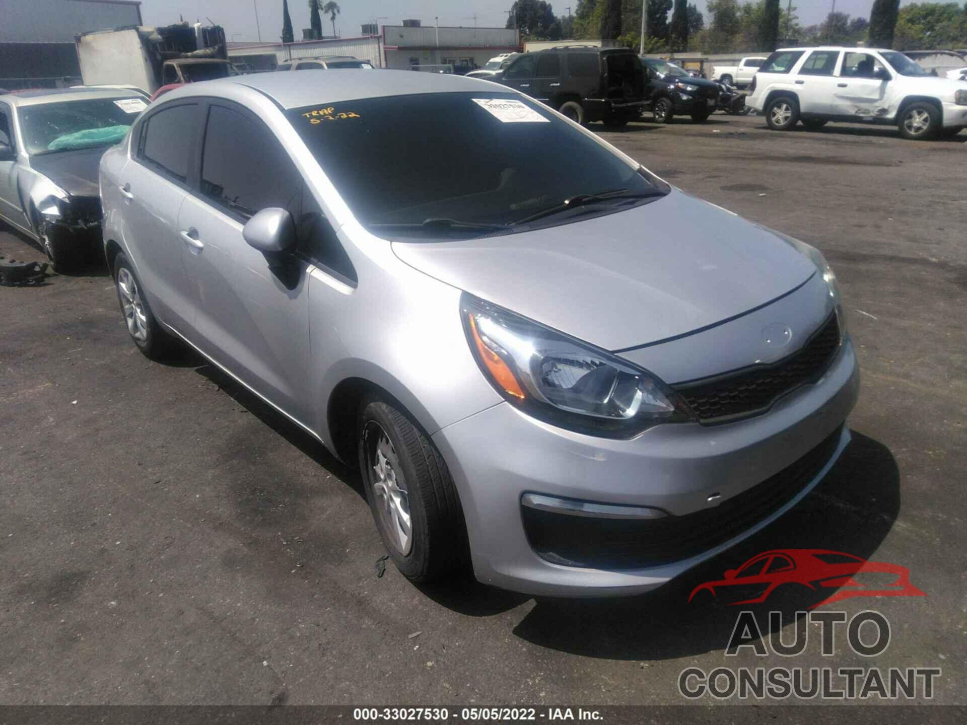 KIA RIO 2017 - KNADM4A38H6047921