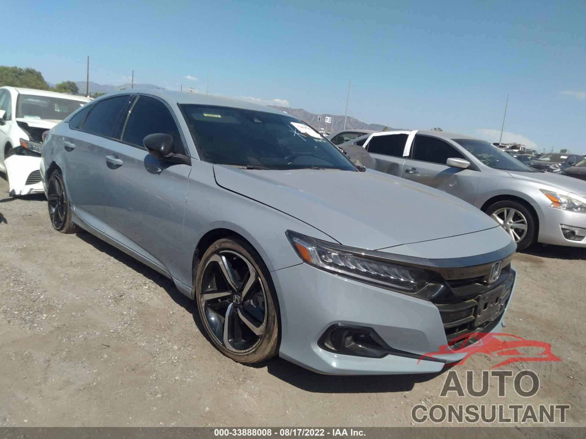 HONDA ACCORD SEDAN 2022 - 1HGCV1F3XNA005943