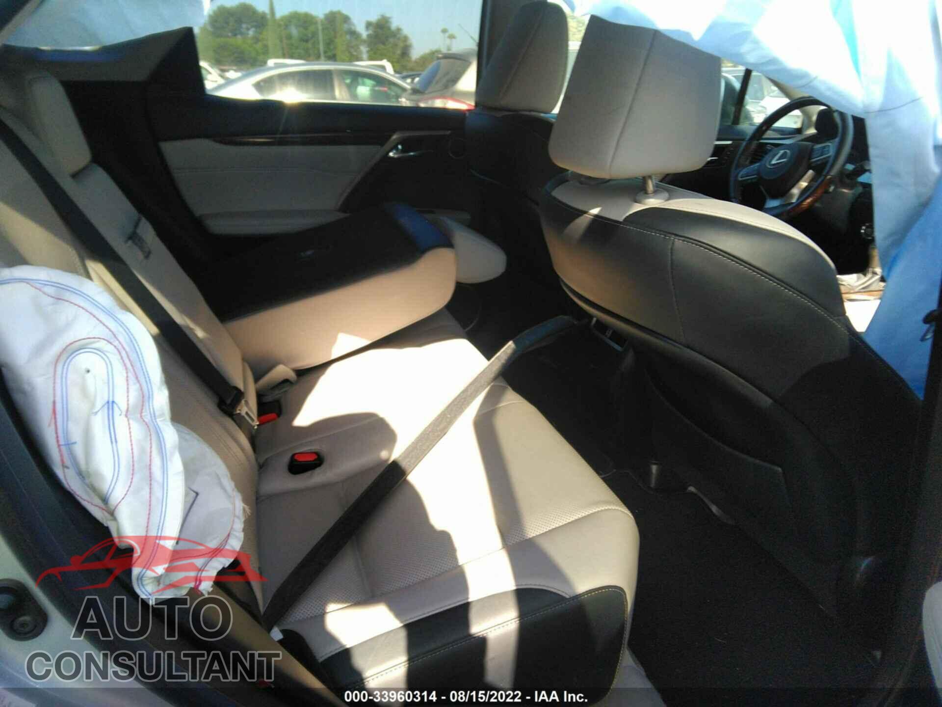 LEXUS RX 2017 - 2T2BZMCA2HC133723