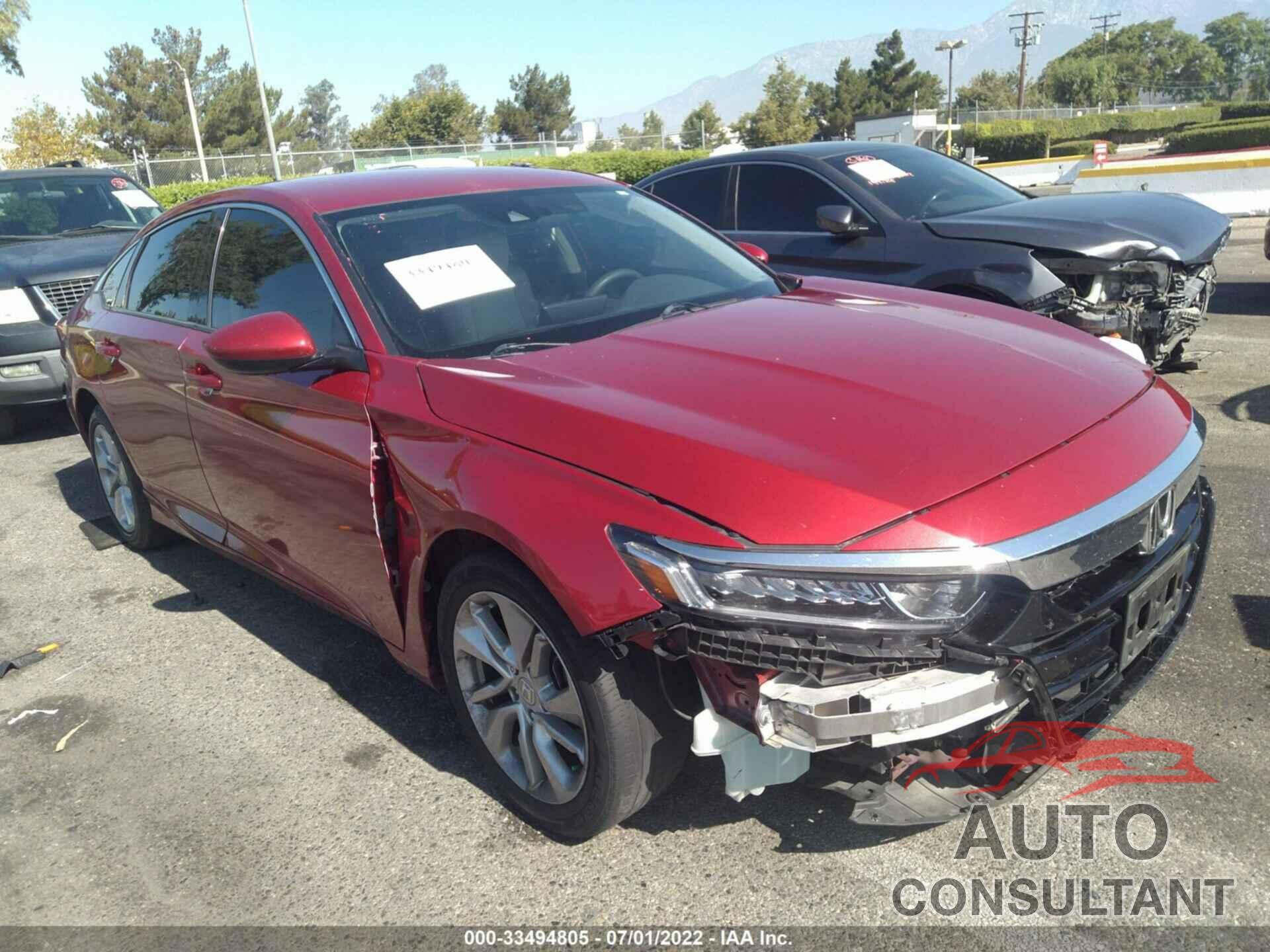 HONDA ACCORD SEDAN 2018 - 1HGCV1F15JA052631