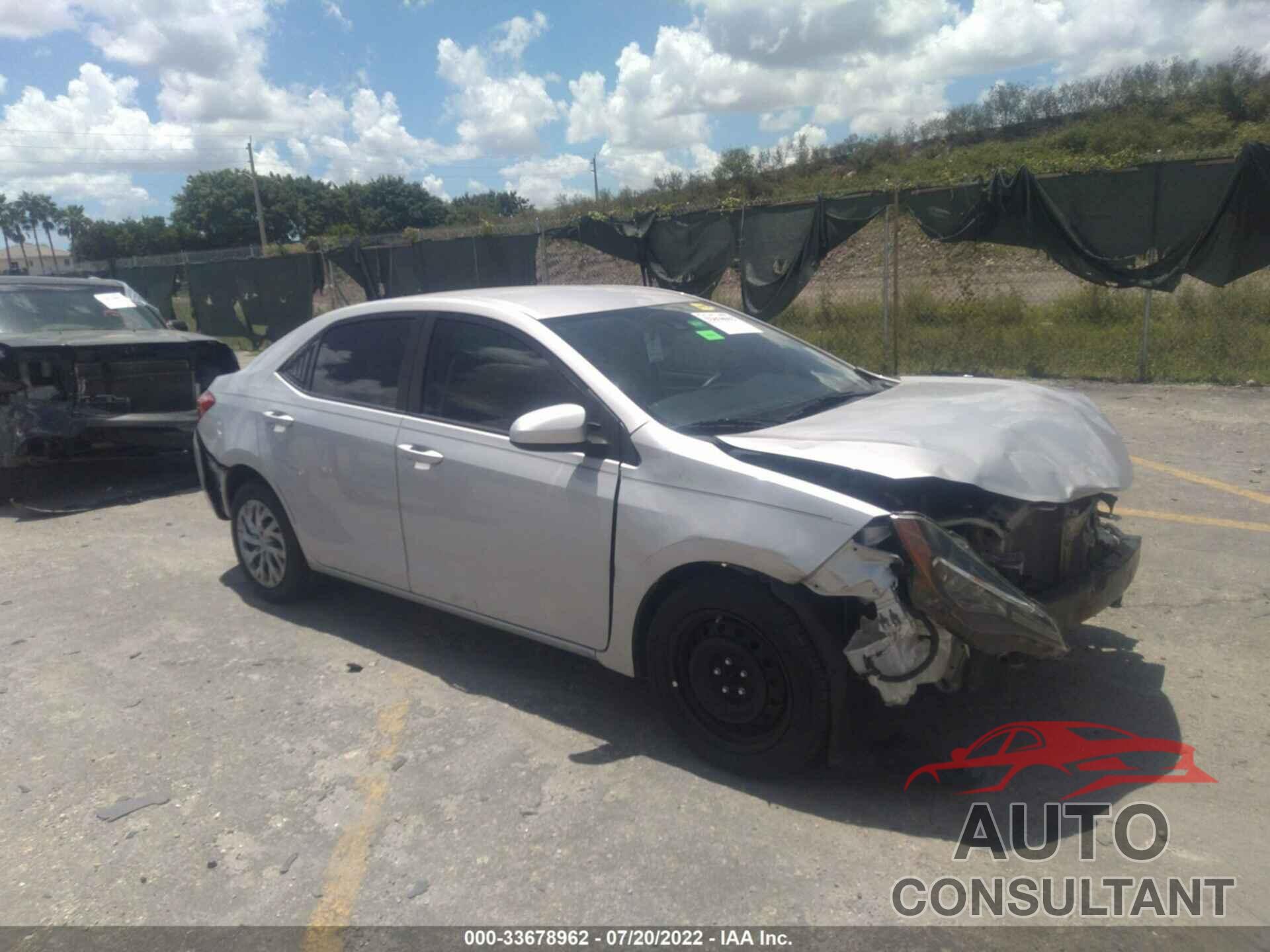 TOYOTA COROLLA 2019 - 5YFBURHE0KP945573