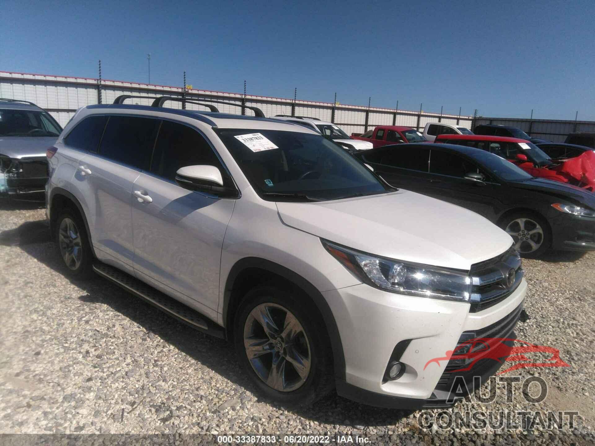 TOYOTA HIGHLANDER 2017 - 5TDYZRFHXHS229675