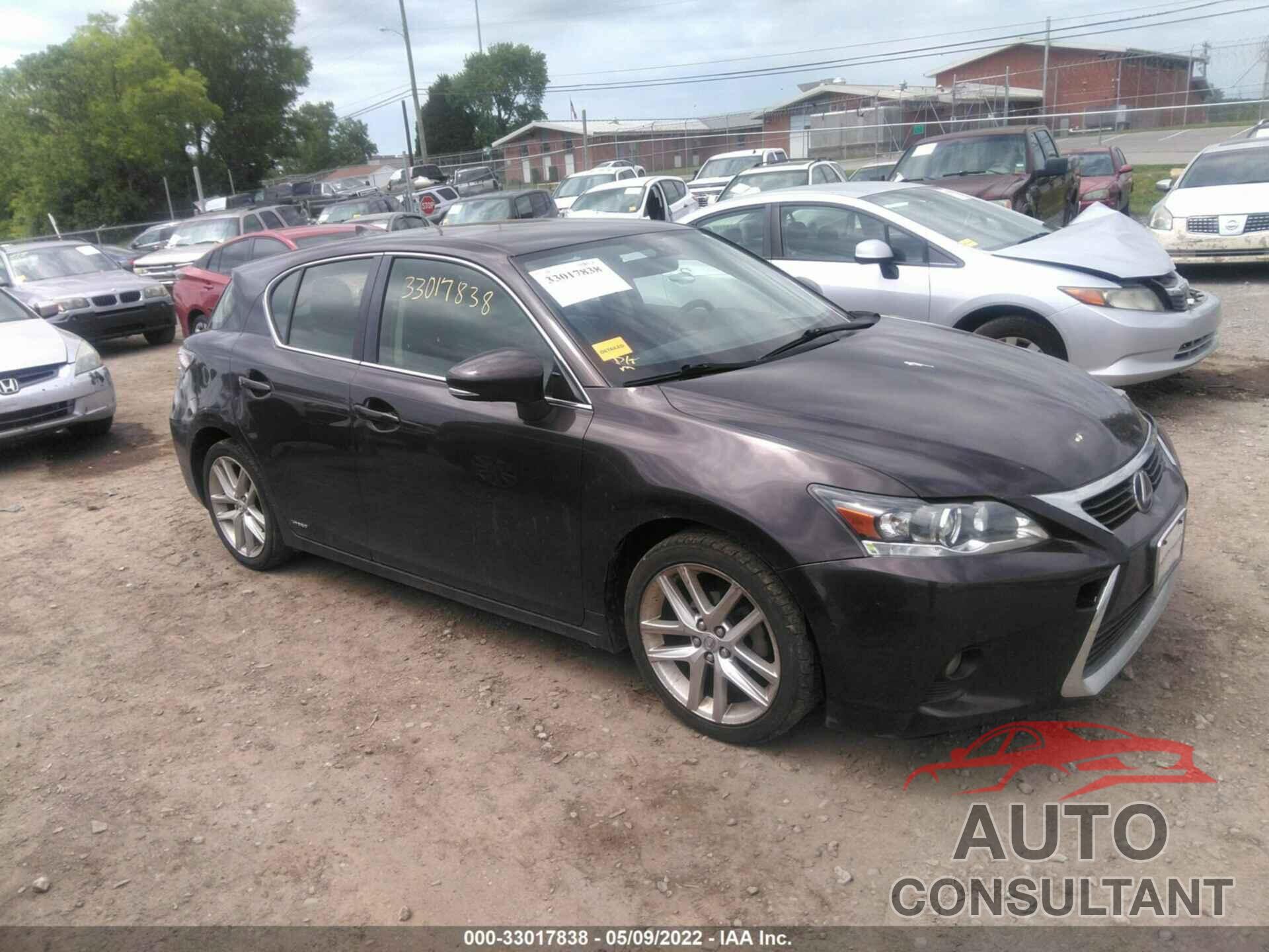 LEXUS CT 200H 2016 - JTHKD5BH5G2267287