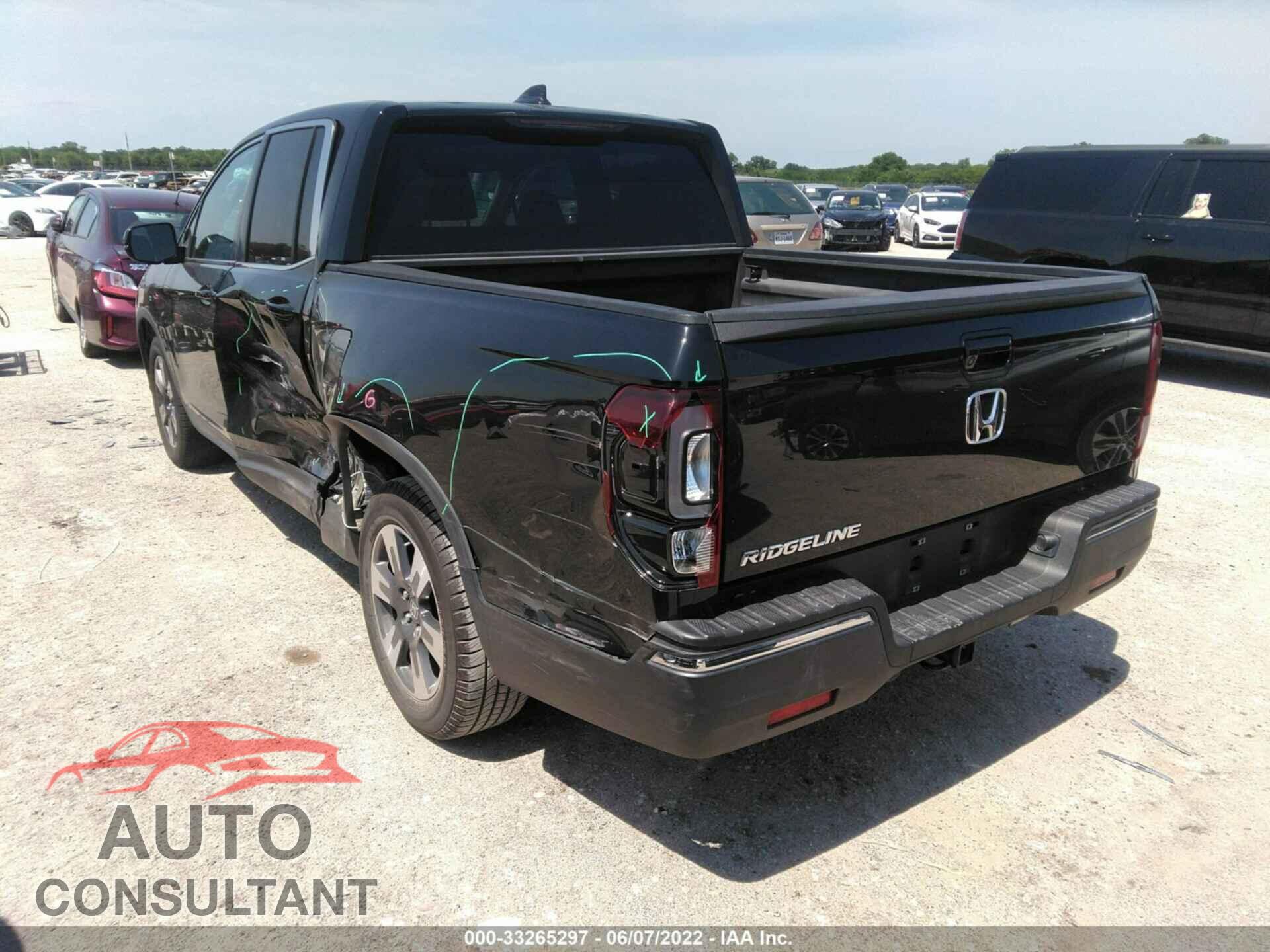 HONDA RIDGELINE 2017 - 5FPYK2F58HB007956