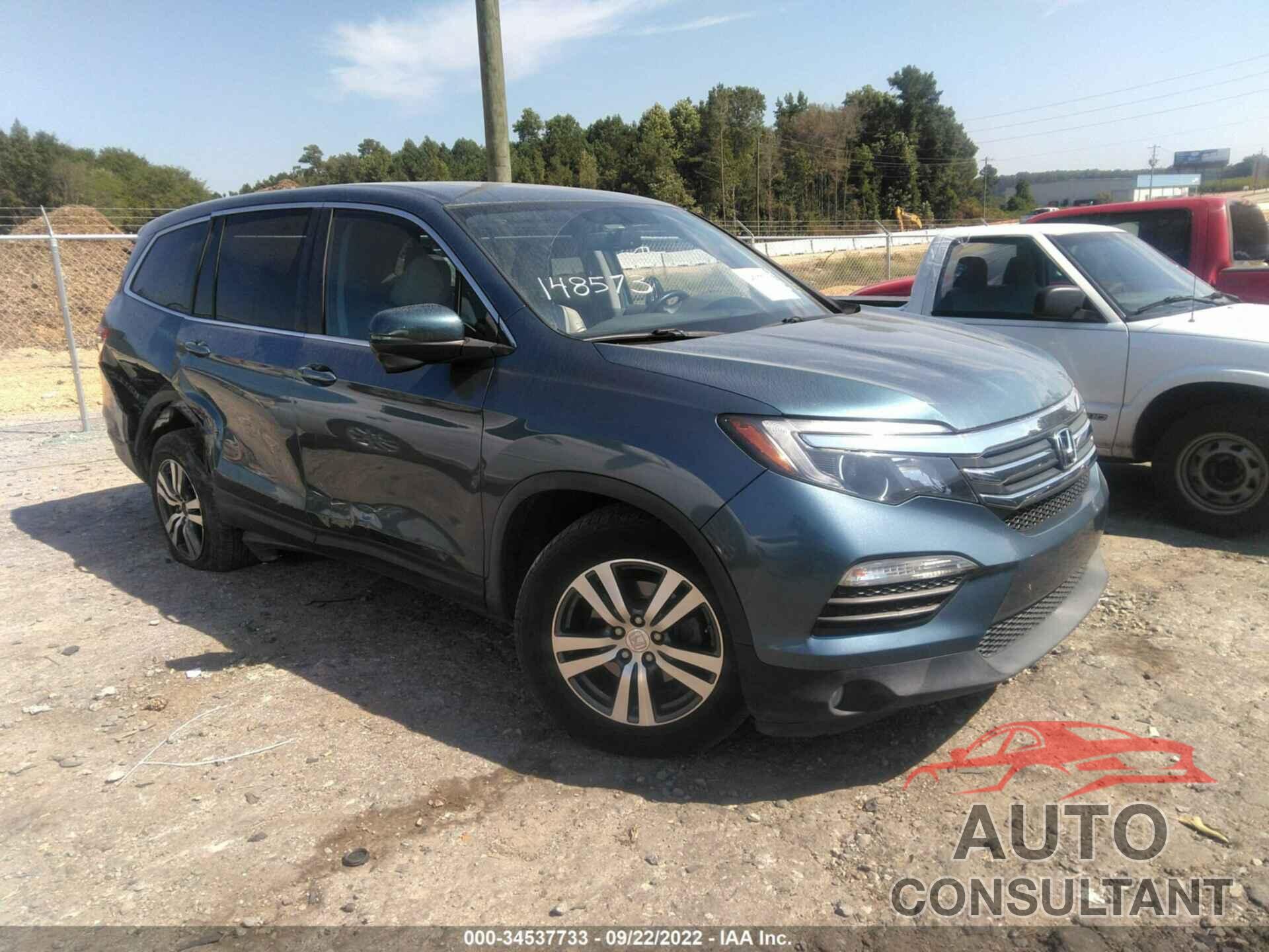 HONDA PILOT 2016 - 5FNYF6H52GB121483