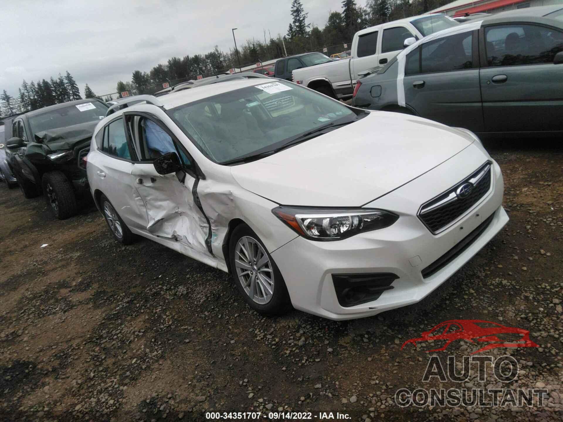 SUBARU IMPREZA 2017 - 4S3GTAB62H3735196