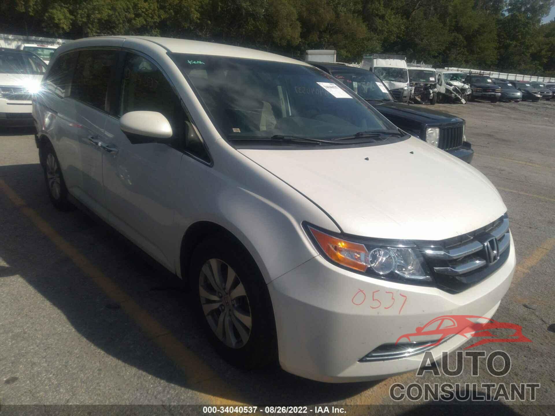 HONDA ODYSSEY 2016 - 5FNRL5H43GB026509