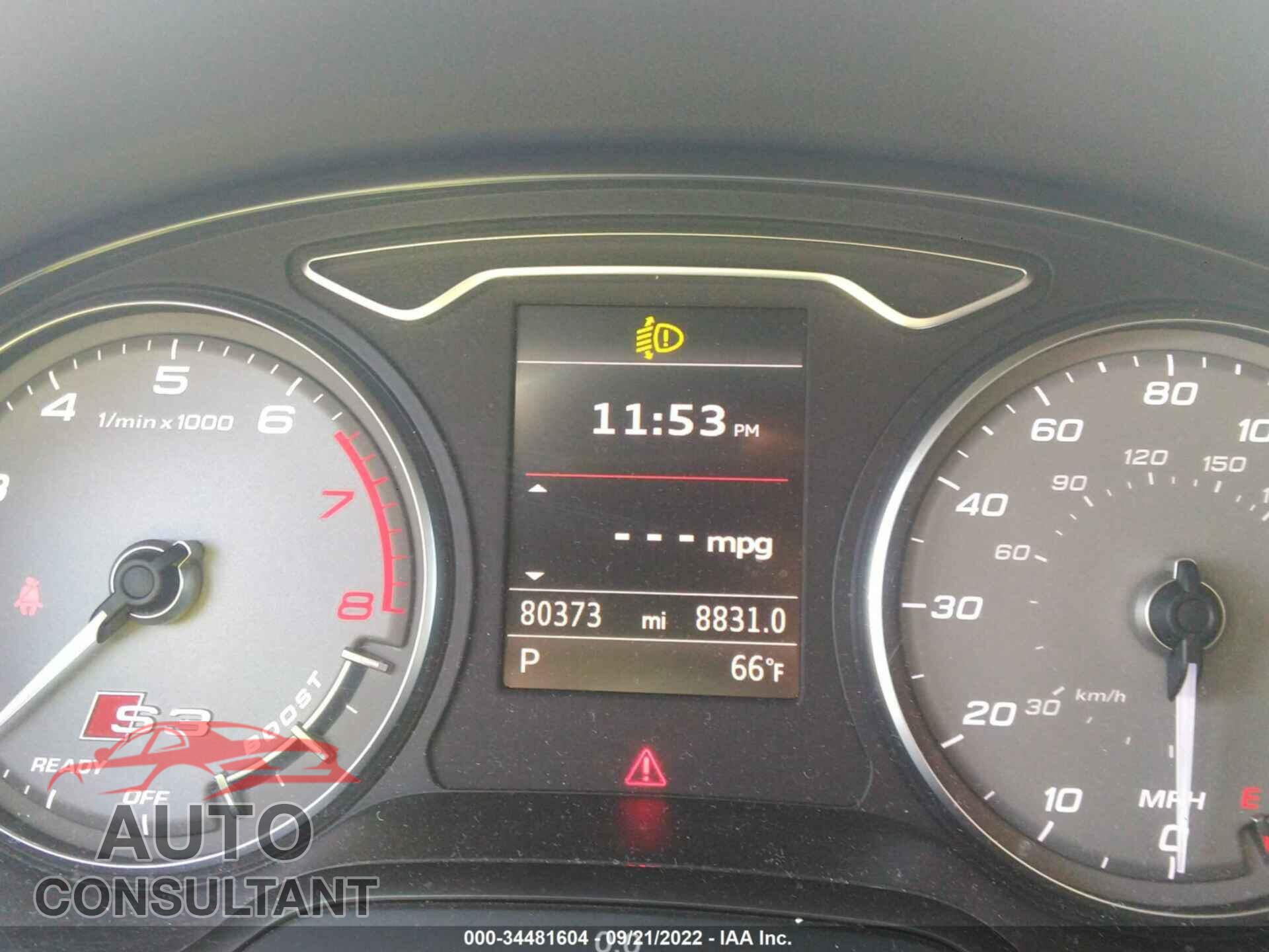AUDI S3 2016 - WAUB1GFF2G1107756
