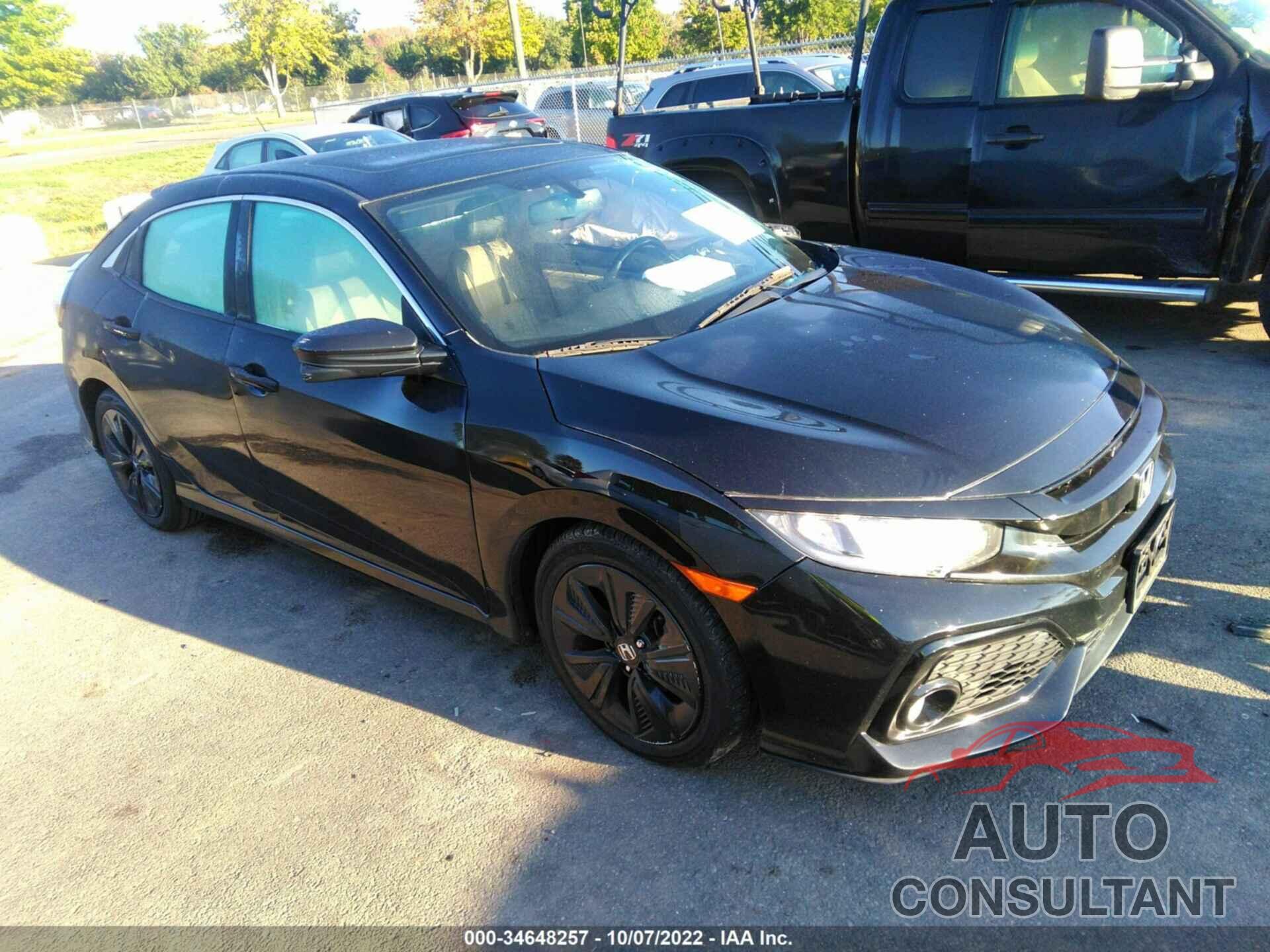 HONDA CIVIC HATCHBACK 2018 - SHHFK7H79JU401899